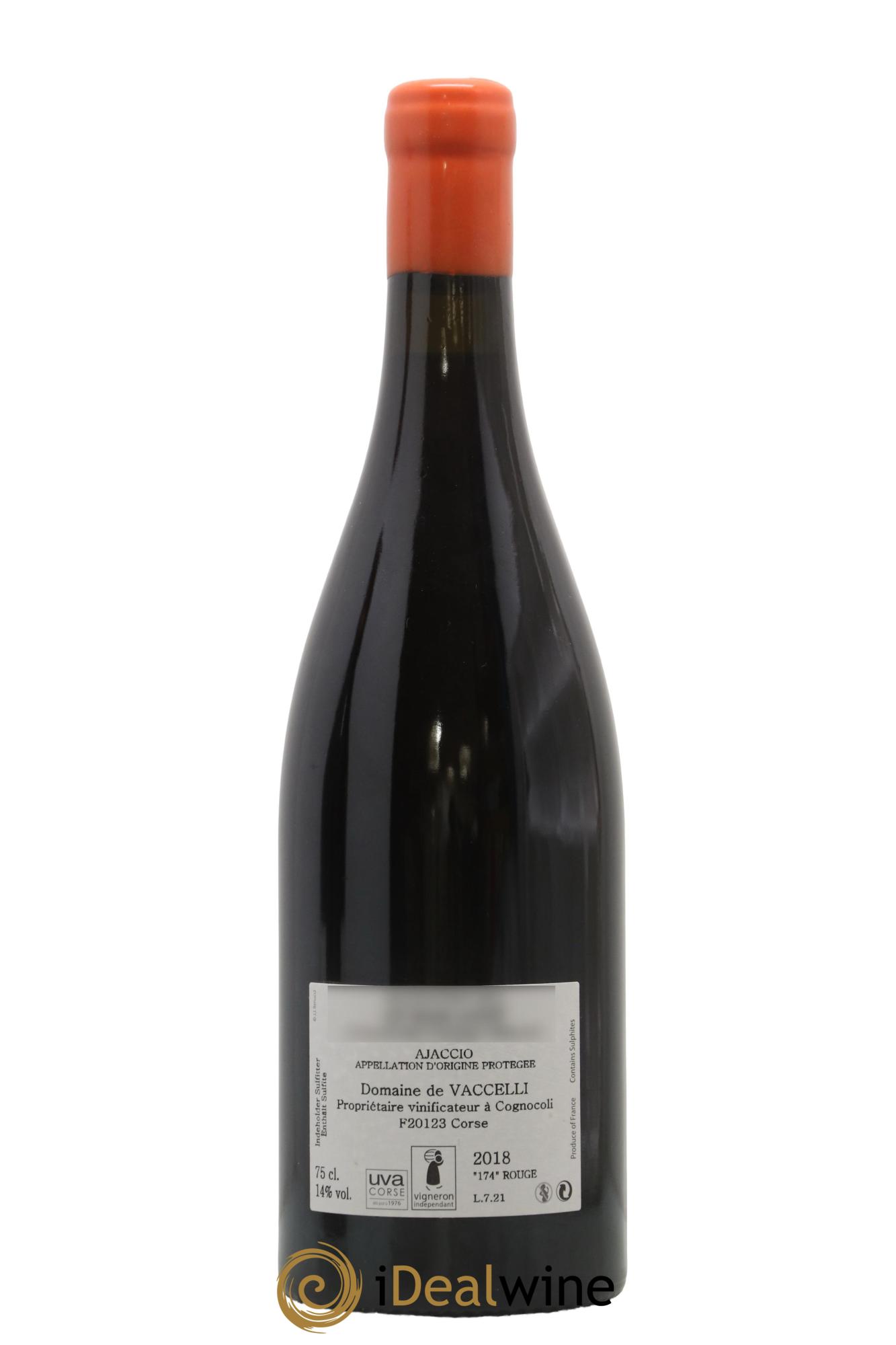 Ajaccio Granit 174 Vaccelli 2018 - Posten von 1 Flasche - 1