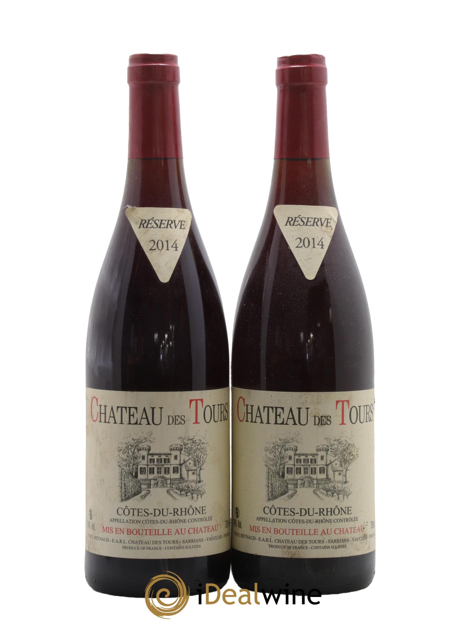 Côtes-du-Rhône Château des Tours Emmanuel Reynaud 2014 - Lotto di 2 bottiglie - 0
