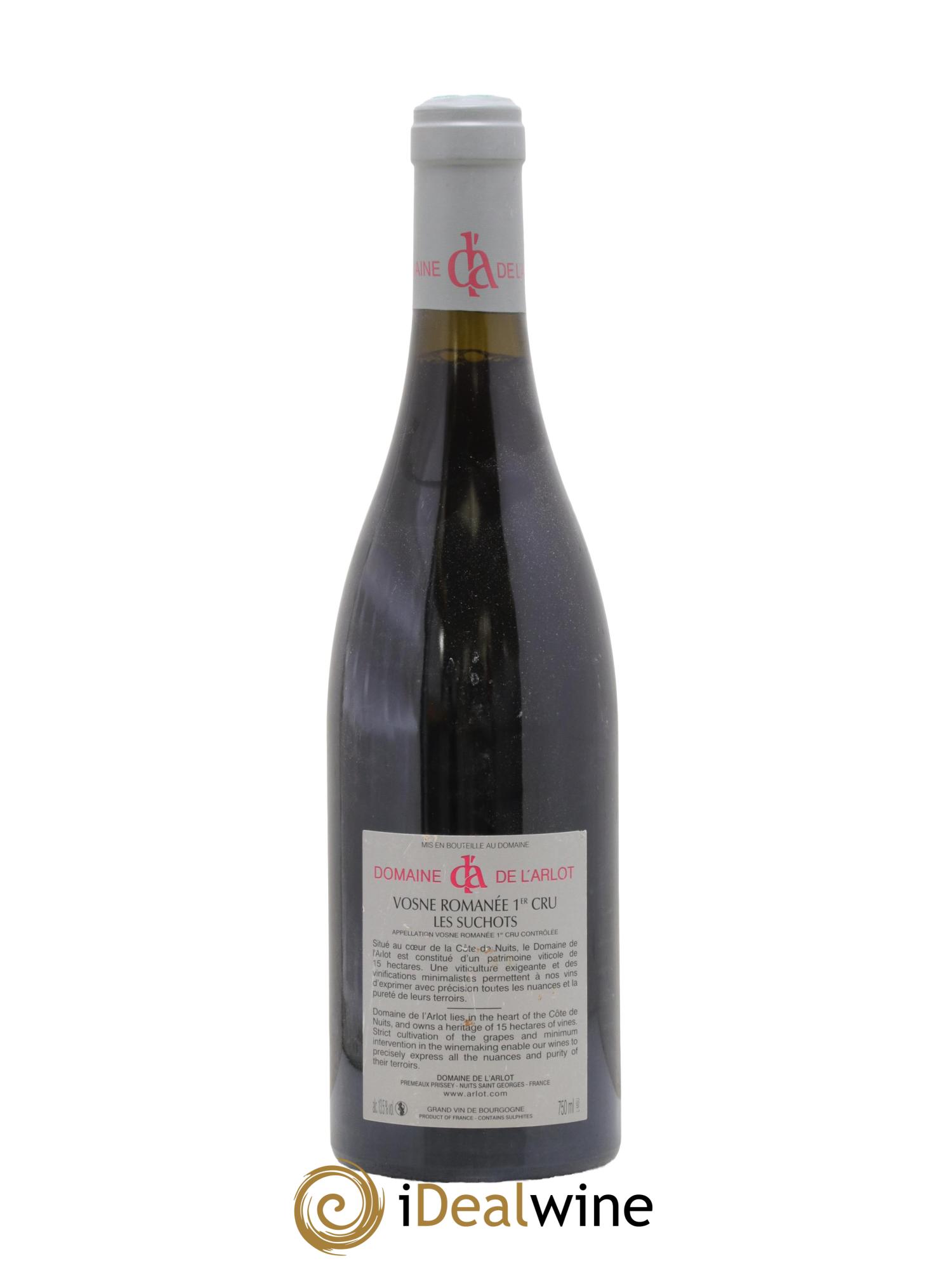 Vosne-Romanée 1er Cru Les Suchots Domaine de l'Arlot 2016 - Lot de 1 bouteille - 1