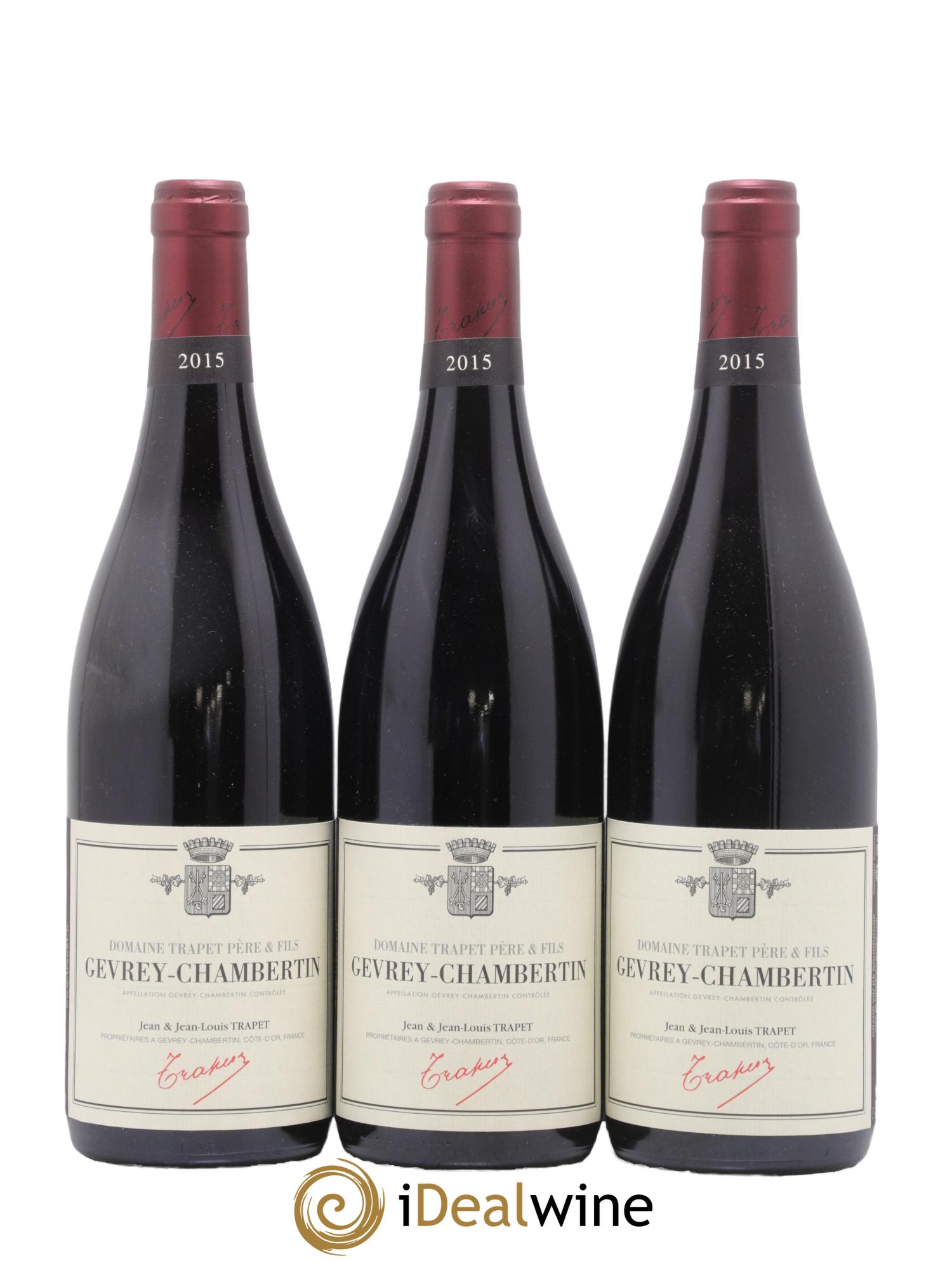 Gevrey-Chambertin Domaine Trapet 2015 - Lot of 3 bottles - 0
