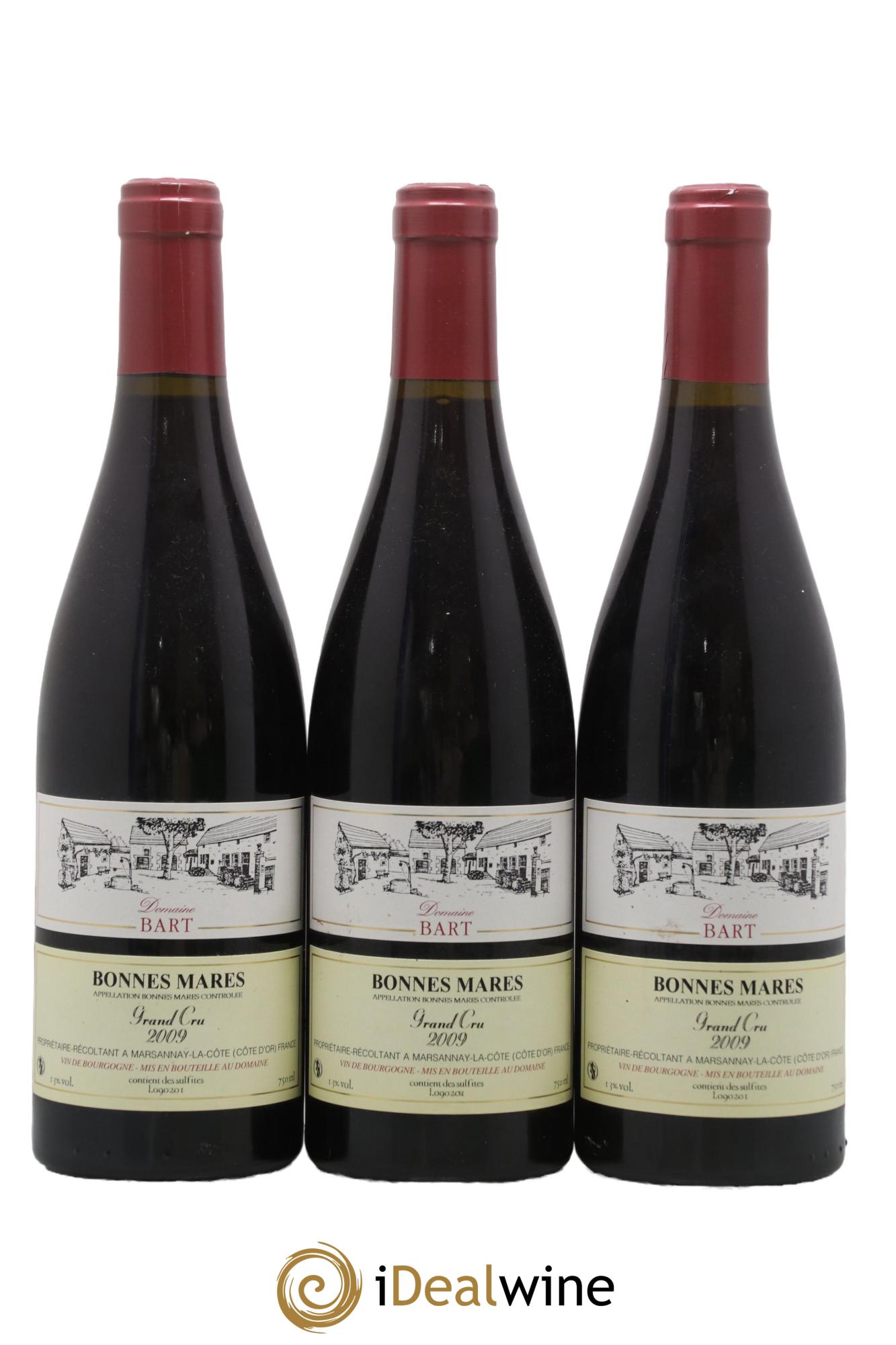 Bonnes-Mares Grand Cru Bart (Domaine) 2009 - Lot of 3 bottles - 0