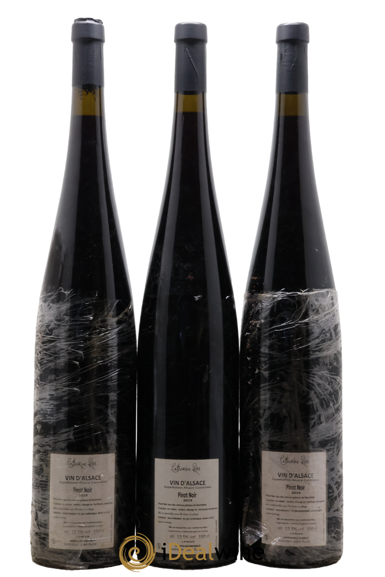 Alsace Pinot Noir Cuvée Empreinte Catherine Riss 2019 - Lot of 3 magnums - 1