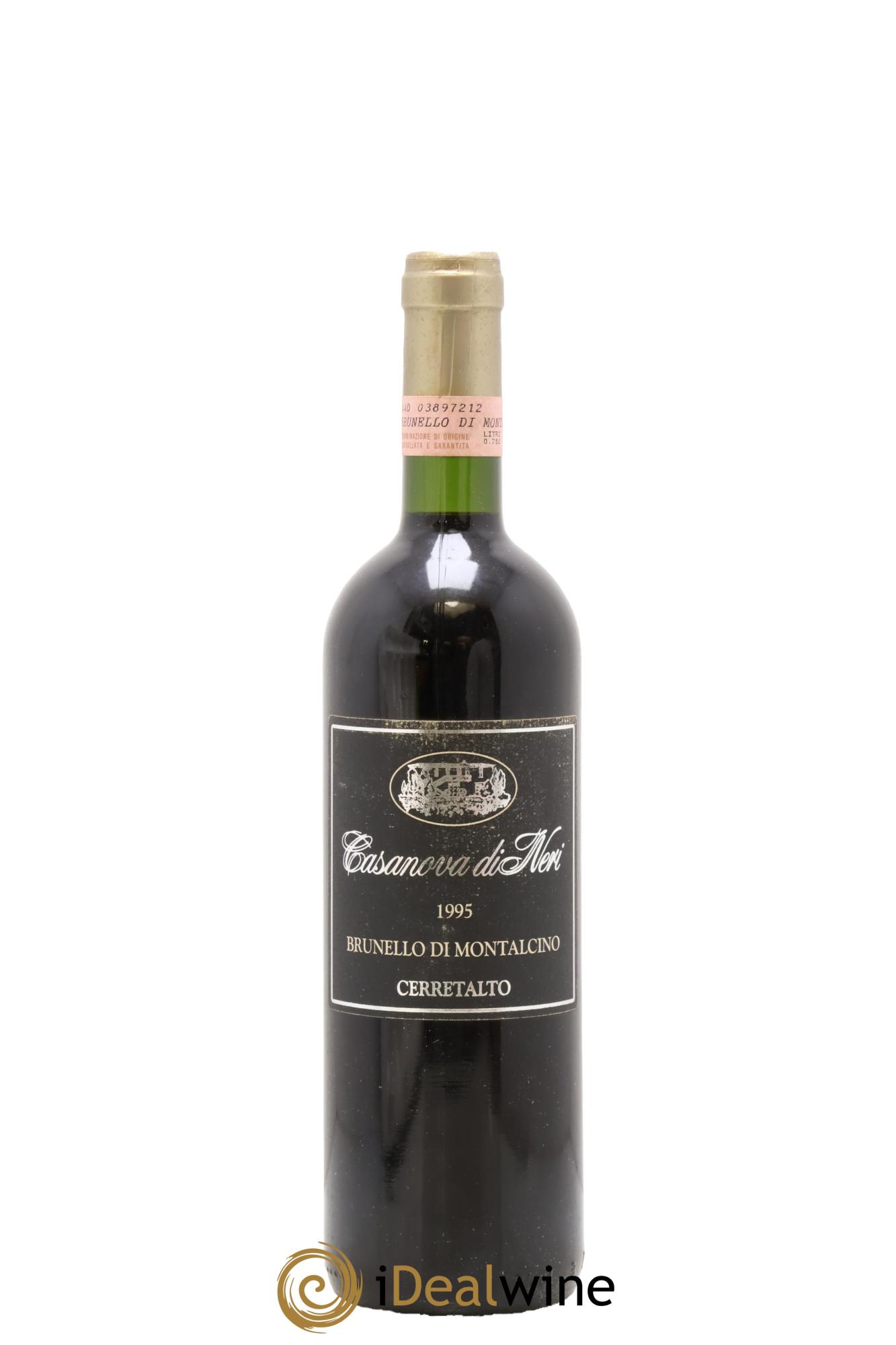 Brunello di Montalcino DOCG Cerretalto Casanova di Neri - Giacomo Neri 1995 - Lot de 1 bouteille - 0