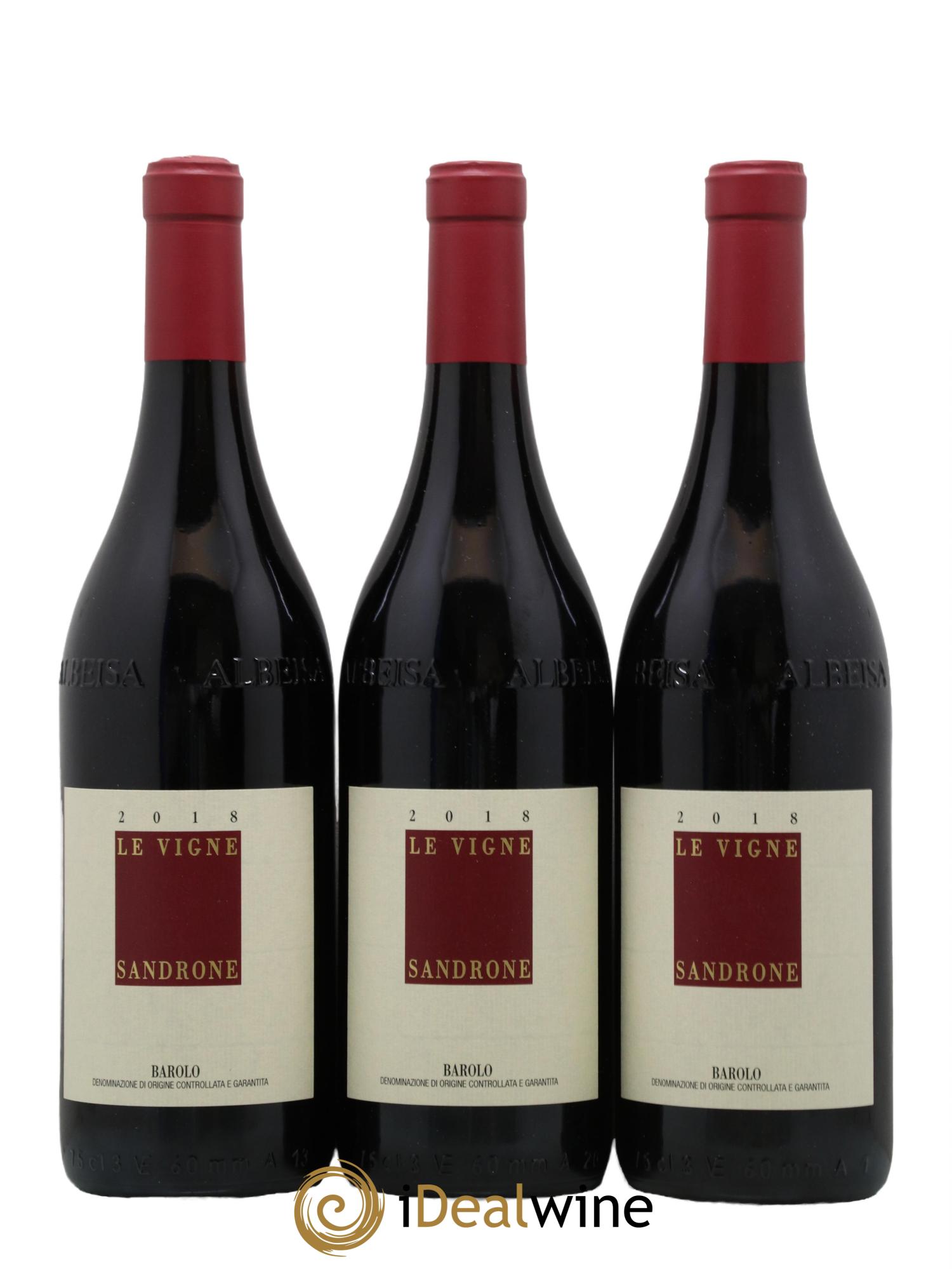 Barolo DOCG Le Vigne Luciano Sandrone 2018 - Lot de 3 bouteilles - 0