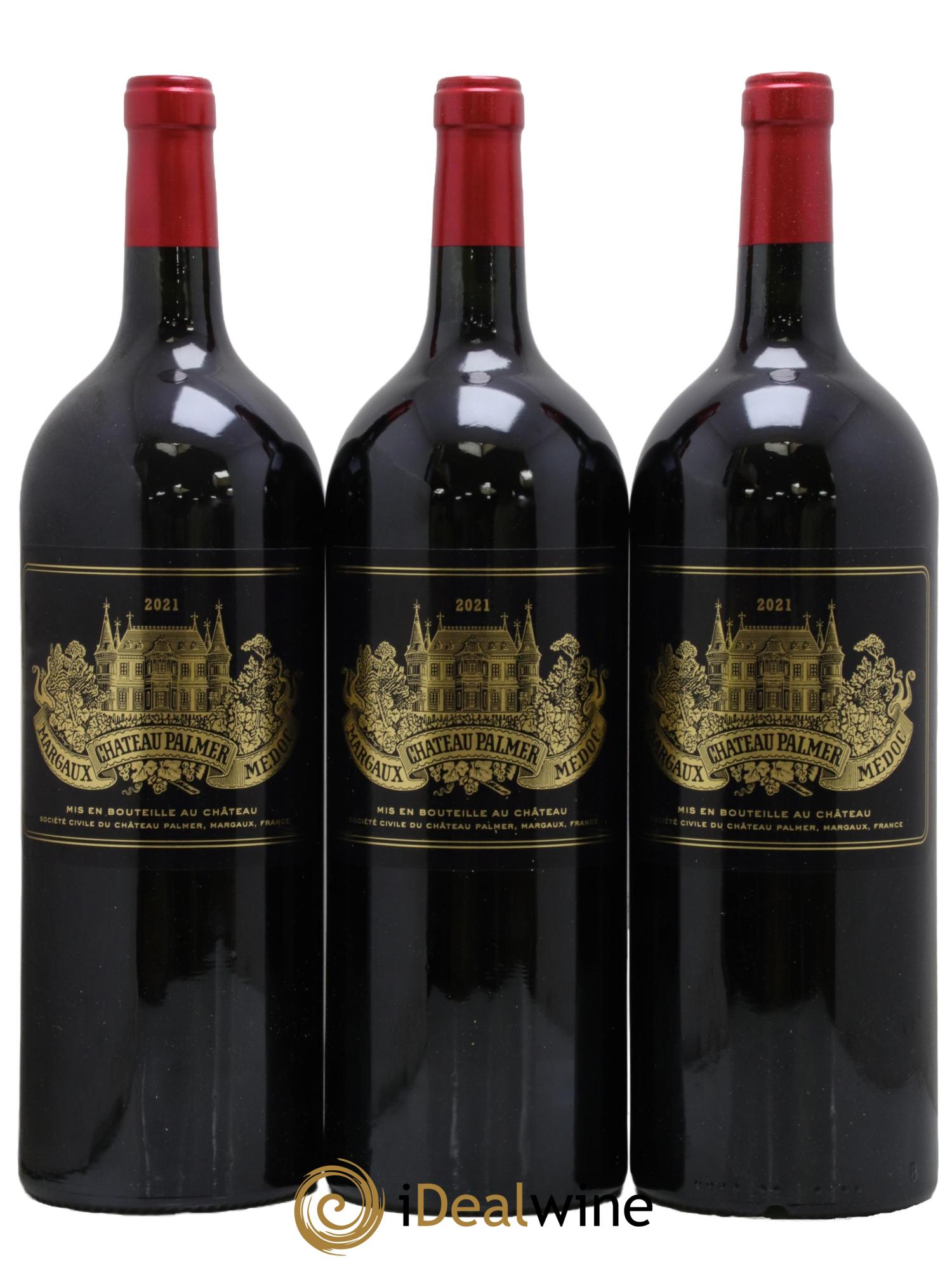 Château Palmer 3ème Grand Cru Classé 2021 - Lot de 3 magnums - 0