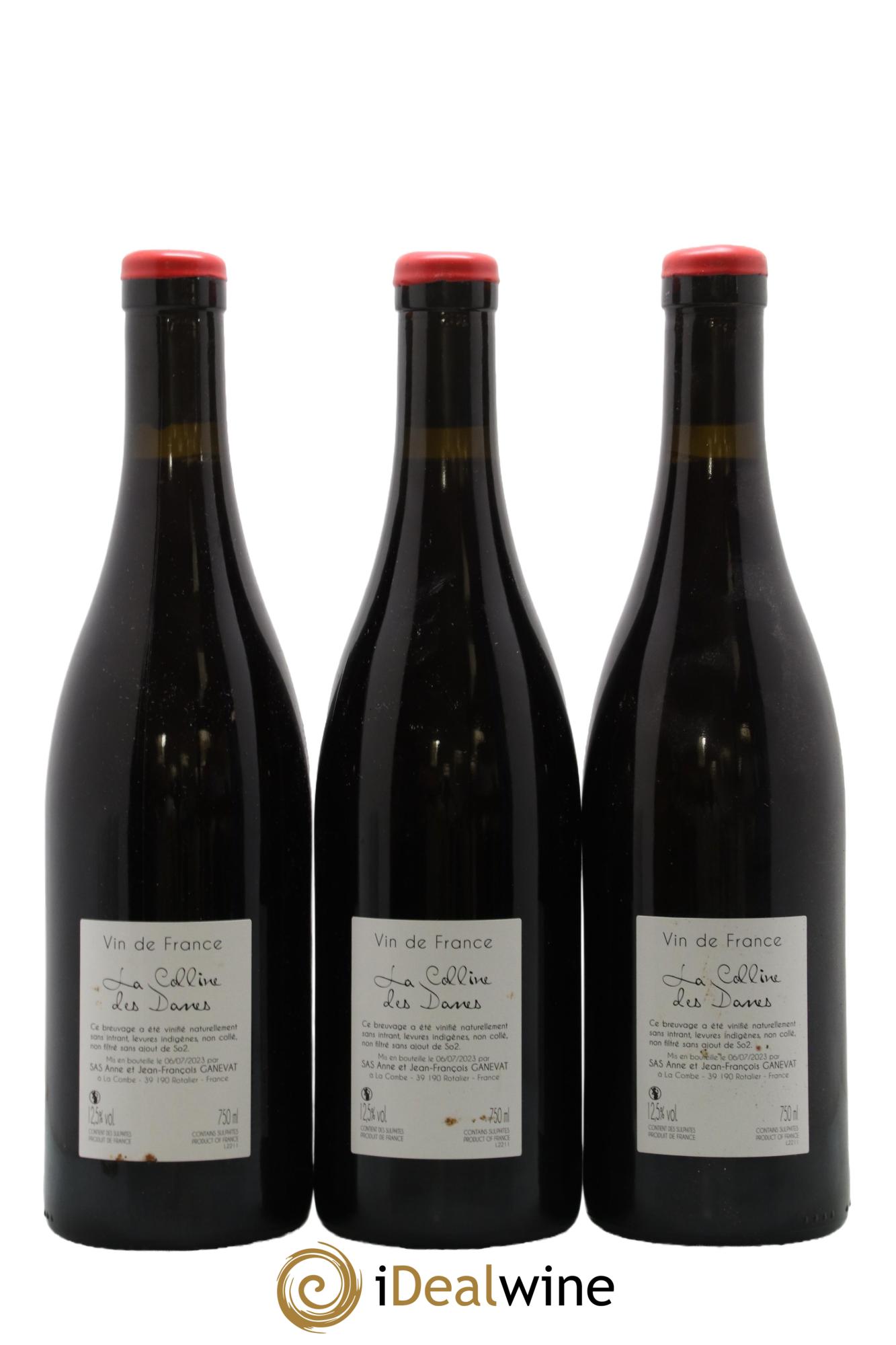 Vin de France La Colline des Dames Anne et Jean François Ganevat 2022 - Lot de 3 bouteilles - 1