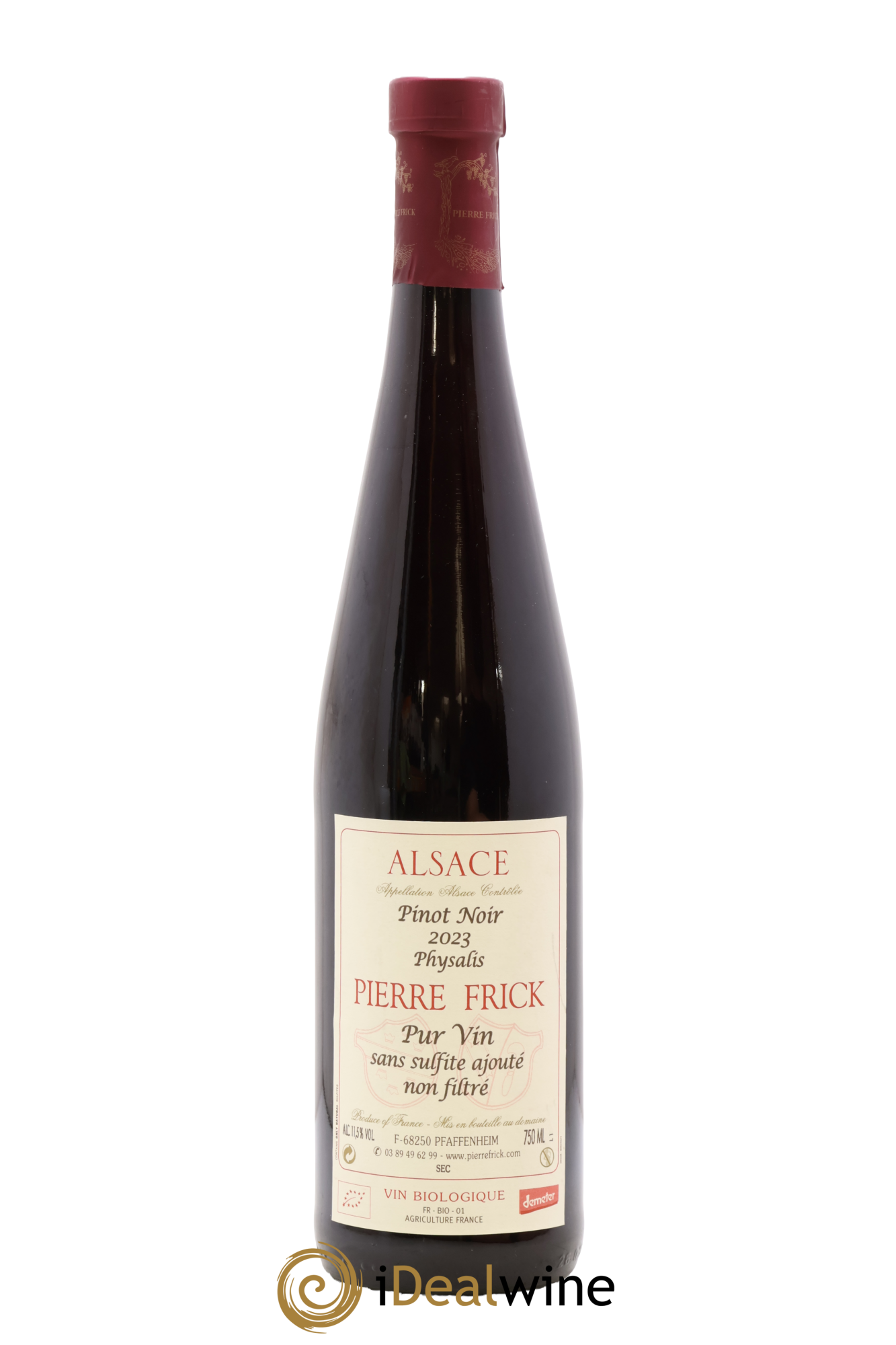 Alsace Pinot Noir Physalis Pierre Frick 2023 - Lot de 1 bouteille - 0