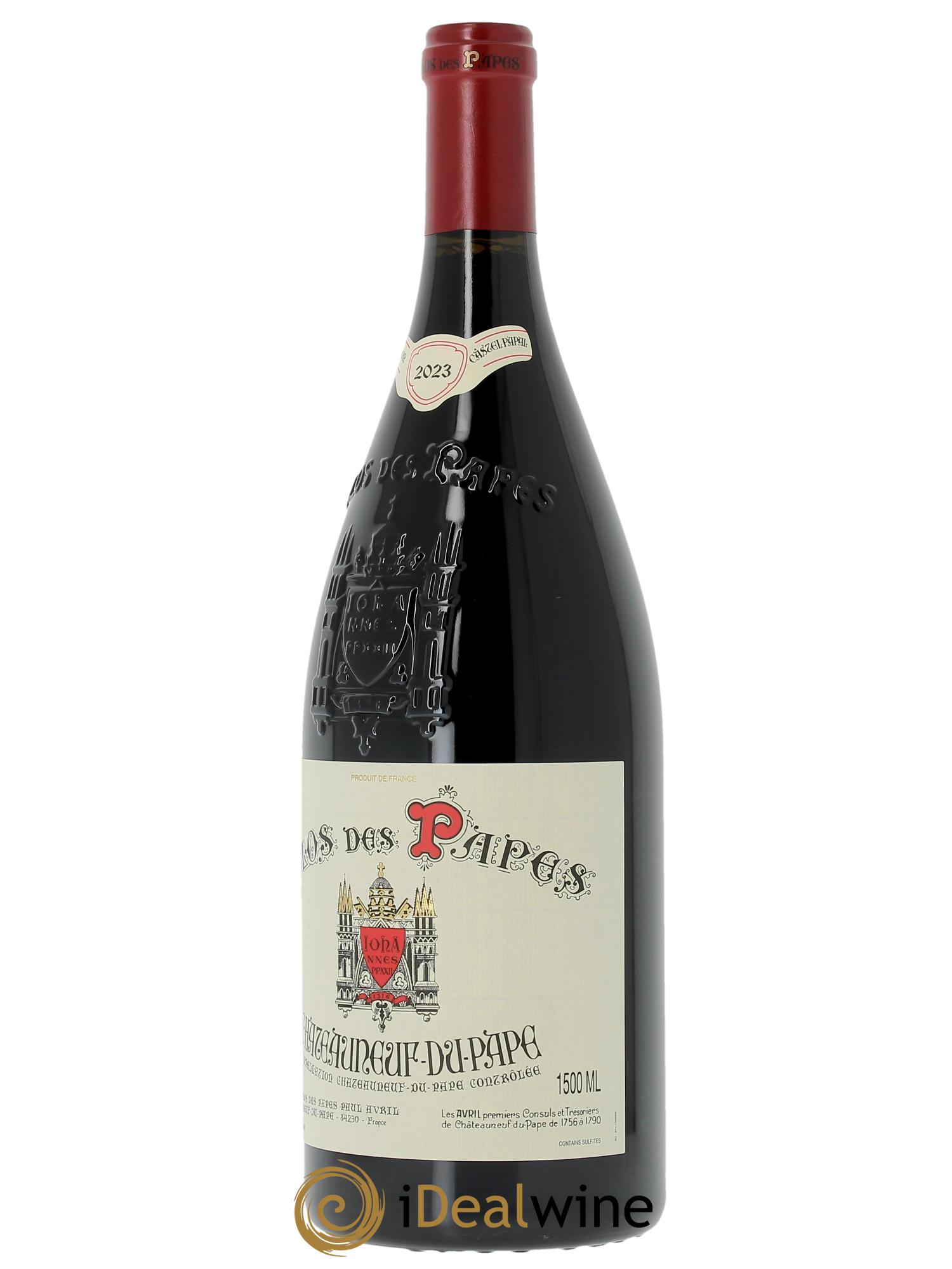 Châteauneuf-du-Pape Clos des Papes - Paul Avril  2023 - Lot de 1 magnum - 1