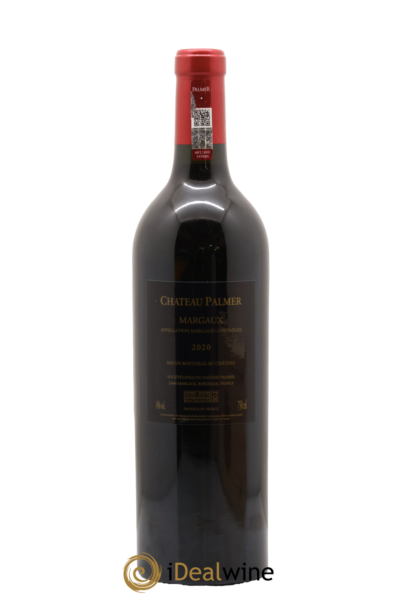 Château Palmer 3ème Grand Cru Classé 2020 - Lot de 1 bouteille - 2