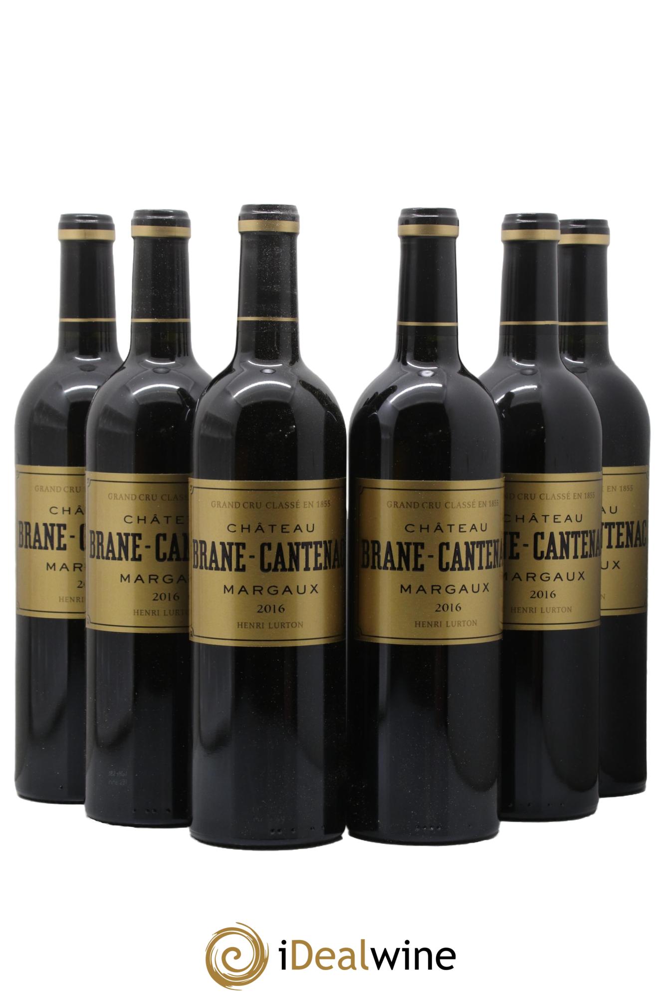 Château Brane Cantenac 2ème Grand Cru Classé 2016 - Lot de 6 bouteilles - 0