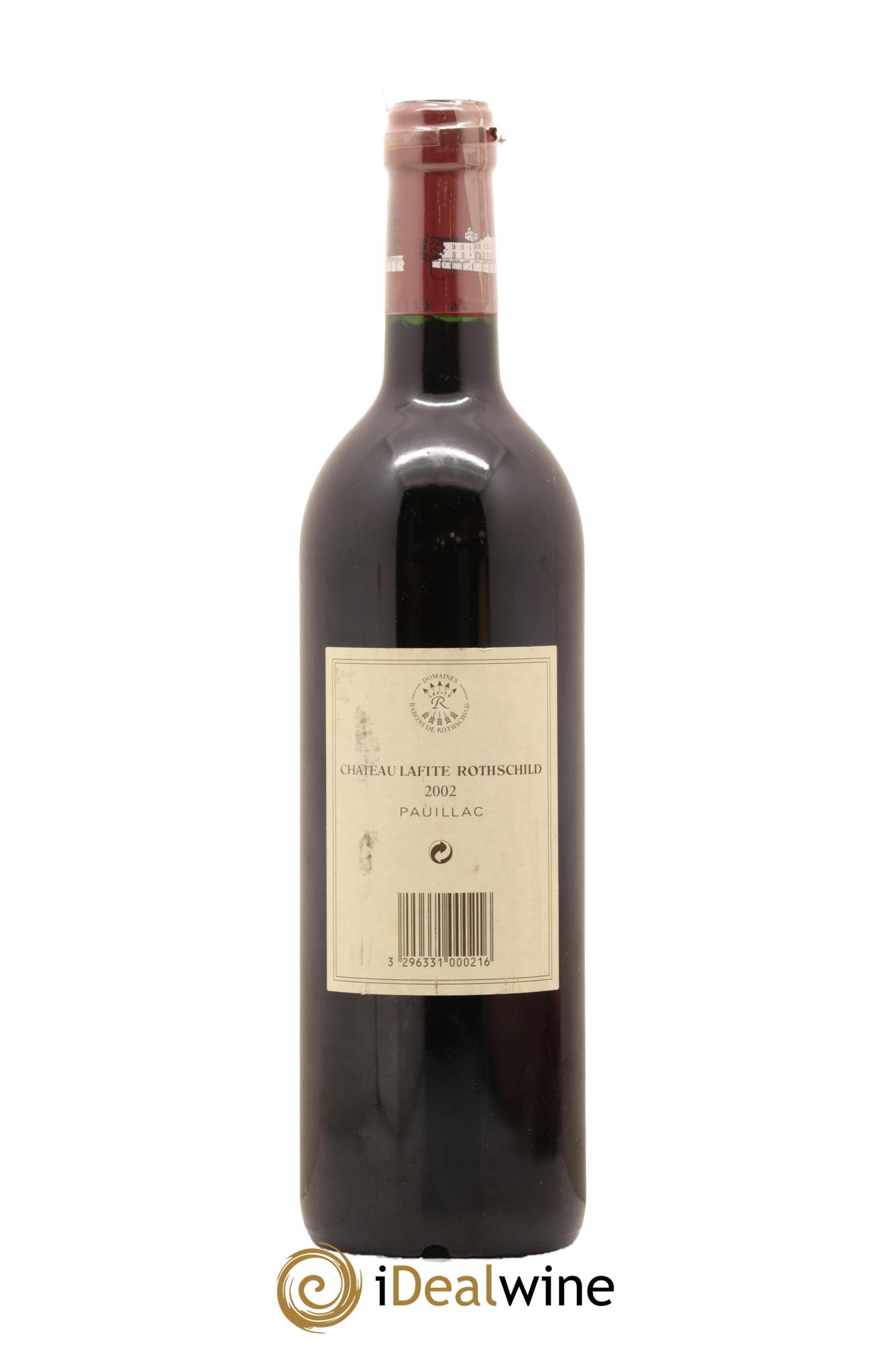 Château Lafite Rothschild 1er Grand Cru Classé 2002 - Lot de 1 bouteille - 1