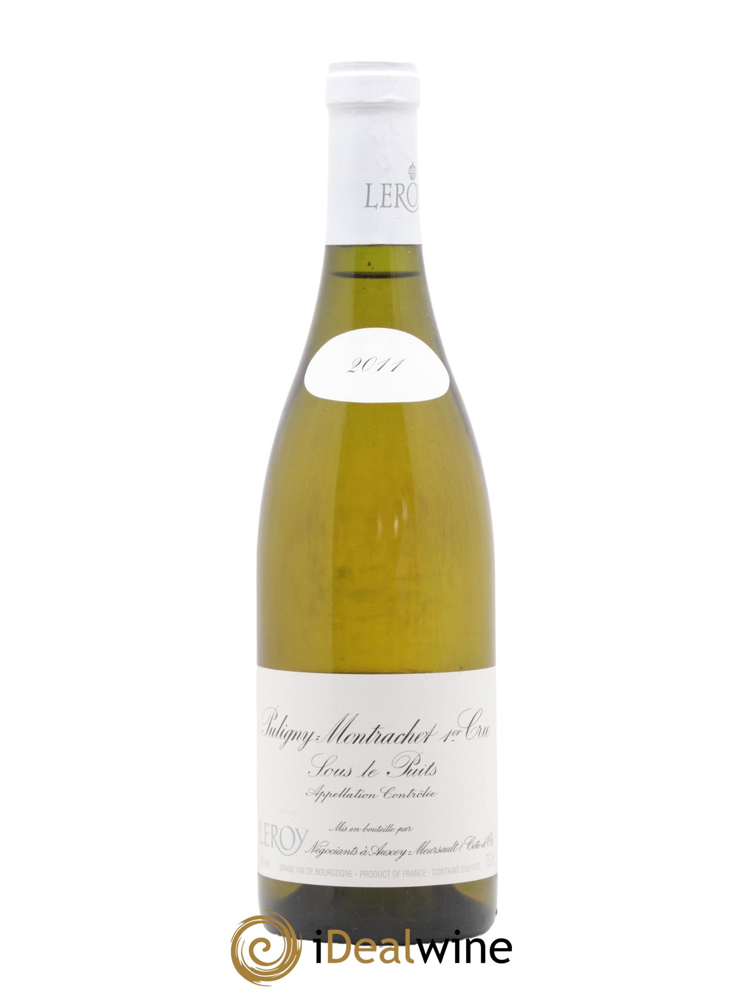 Puligny-Montrachet 1er Cru Sous le Puits Leroy SA 2011 - Lot de 1 bouteille - 0