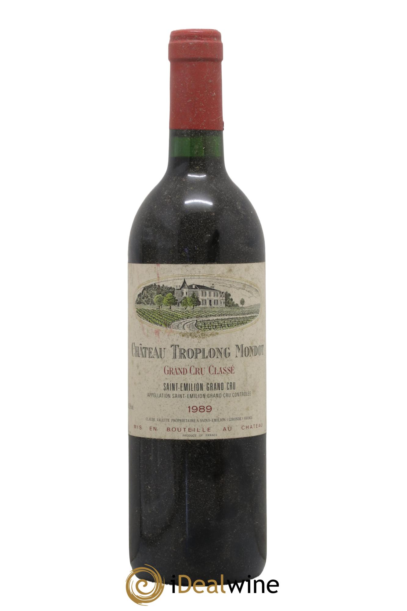 Château Troplong Mondot 1er Grand Cru Classé B 1989 - Lot de 1 bouteille - 0