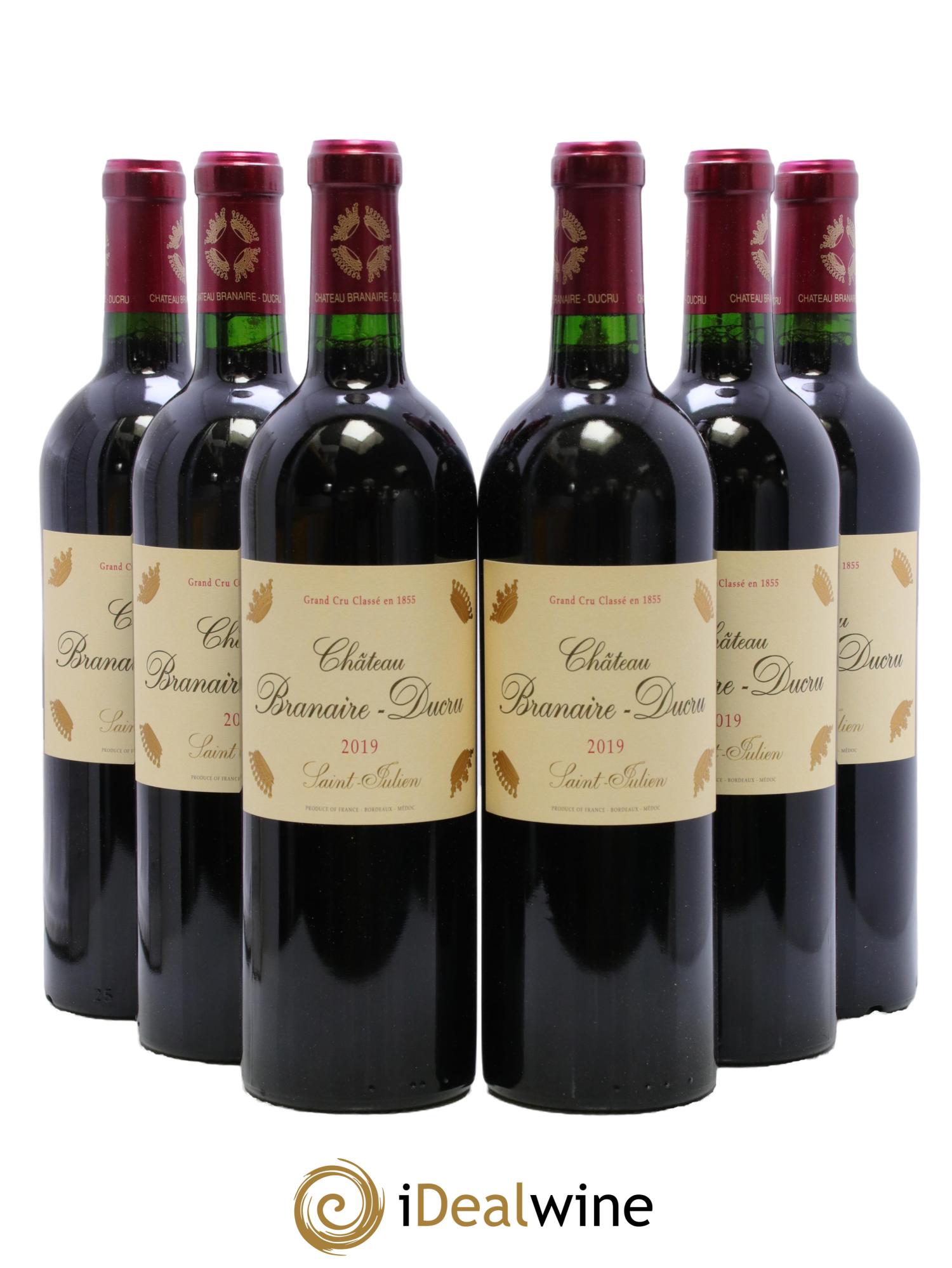 Château Branaire Ducru 4ème Grand Cru Classé 2019 - Lotto di 6 bottiglie - 0