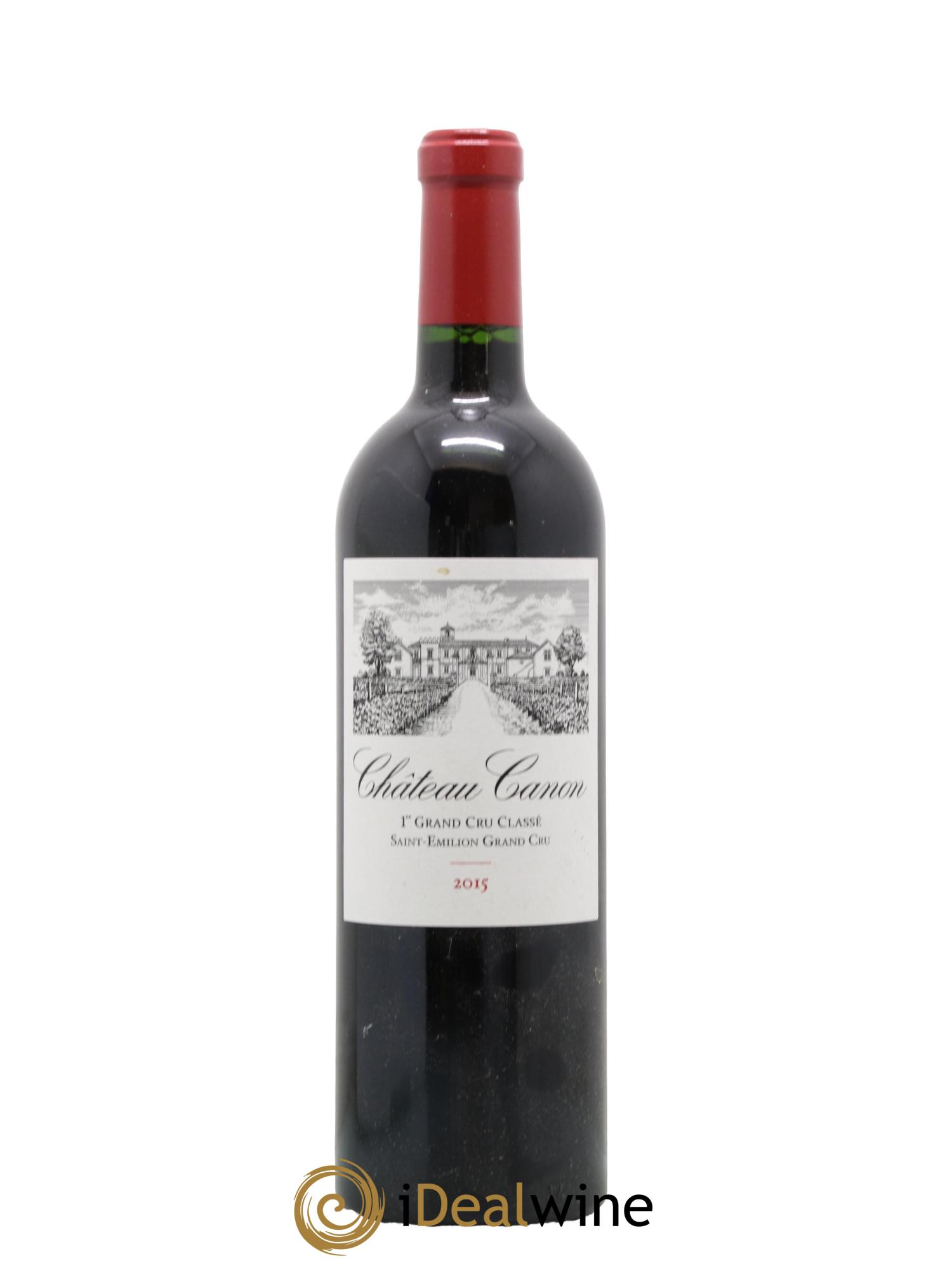 Château Canon 1er Grand Cru Classé B 2015 - Lot de 1 bouteille - 0