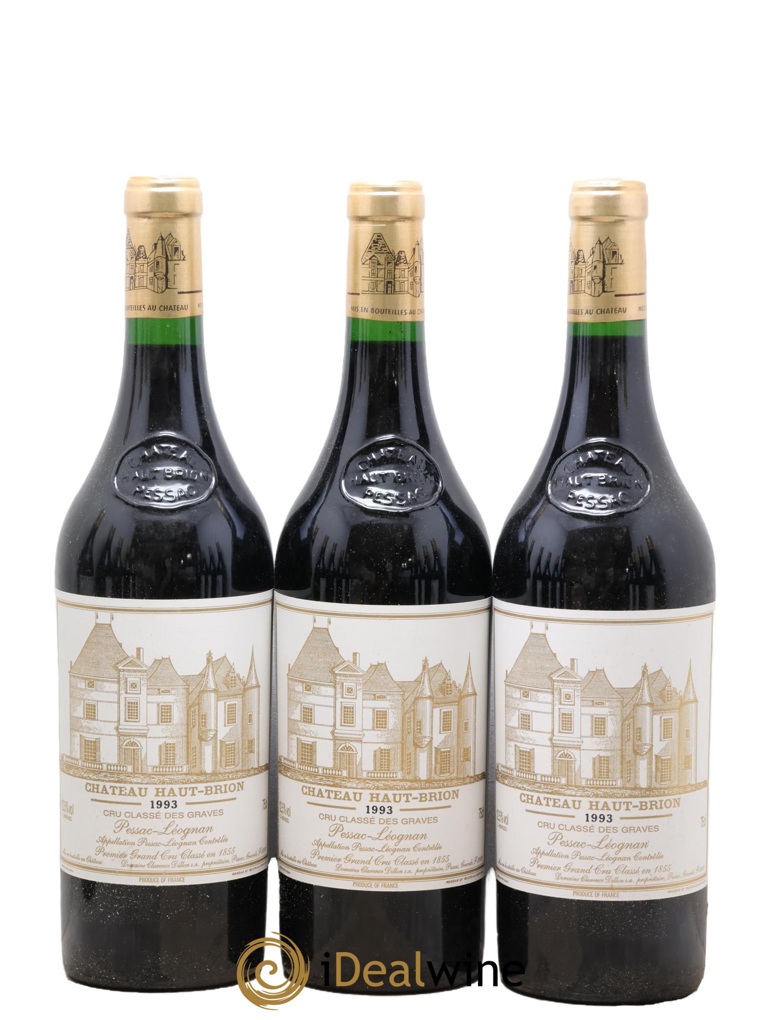 Château Haut Brion 1er Grand Cru Classé  1993 - Lot of 12 bottles - 1