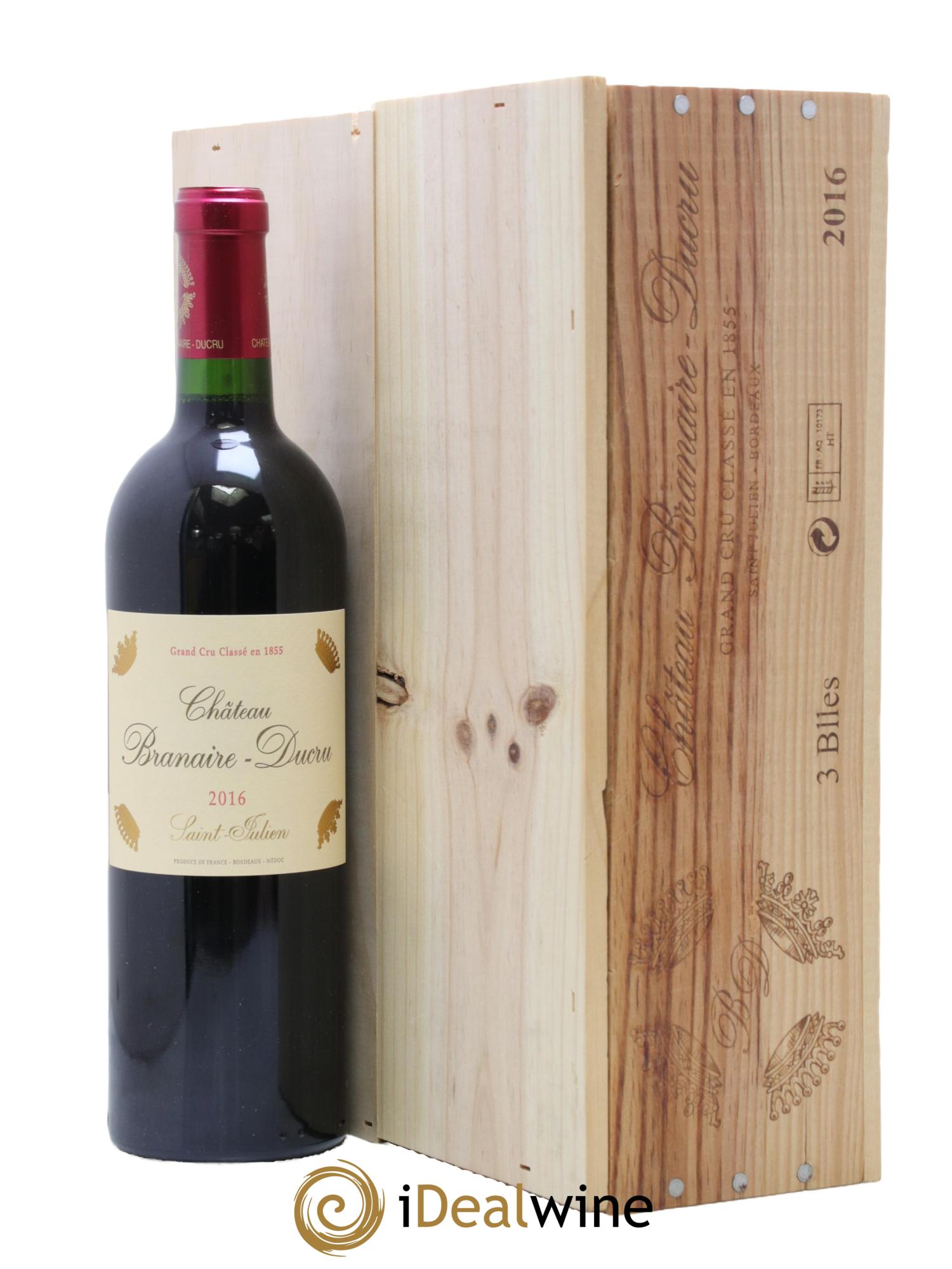 Château Branaire Ducru 4ème Grand Cru Classé 2016 - Posten von 3 Flaschen - 1