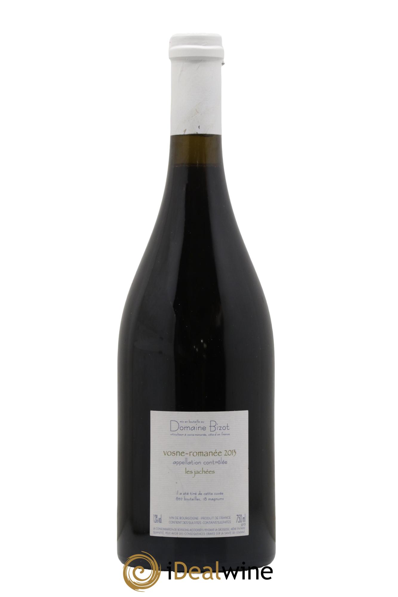 Vosne-Romanée Les Jachées Bizot (Domaine) 2013 - Lotto di 1 bottiglia - 1