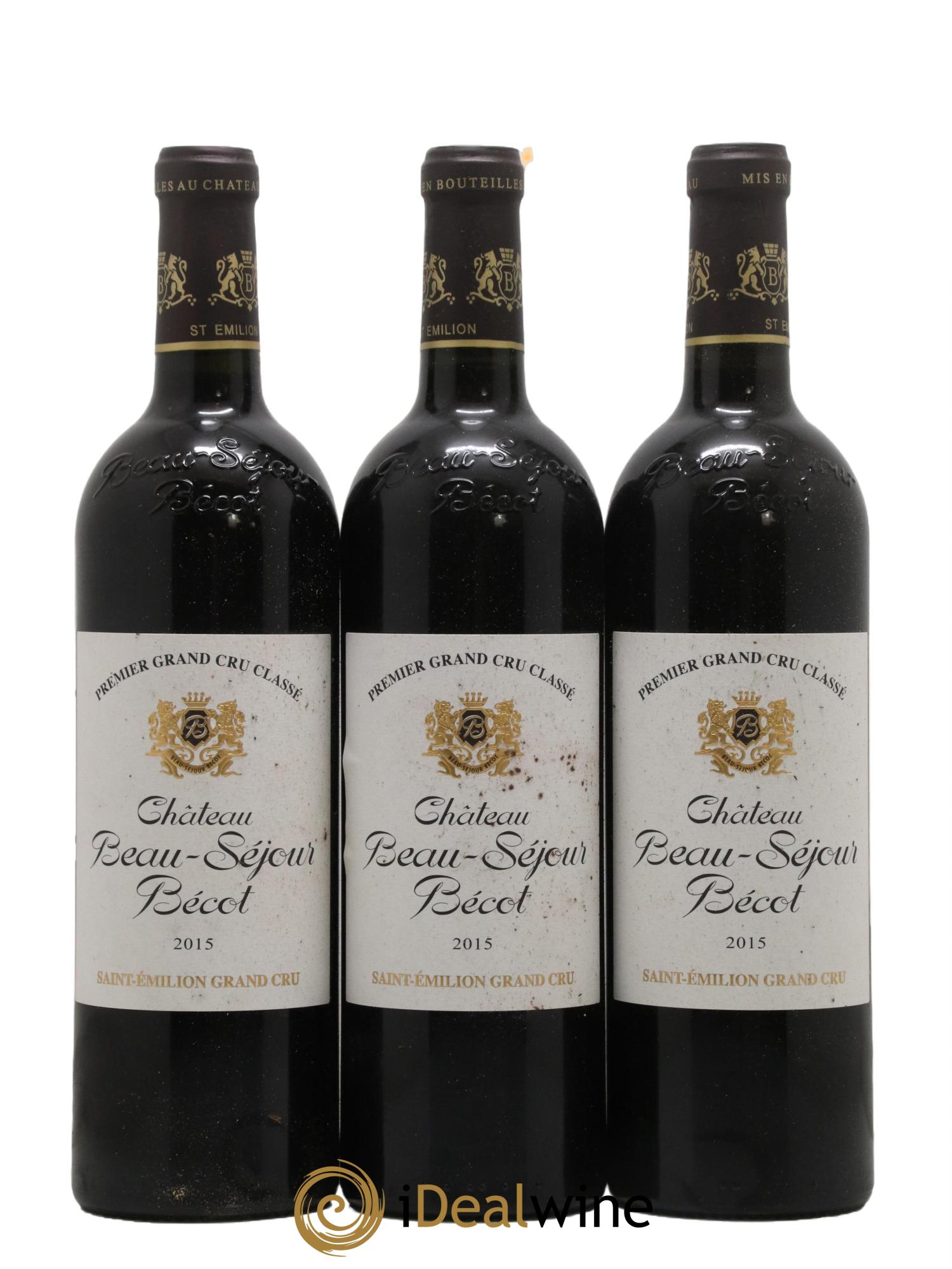 Château Beau-Séjour Bécot 1er Grand Cru Classé B 2015 - Lot de 6 bouteilles - 1