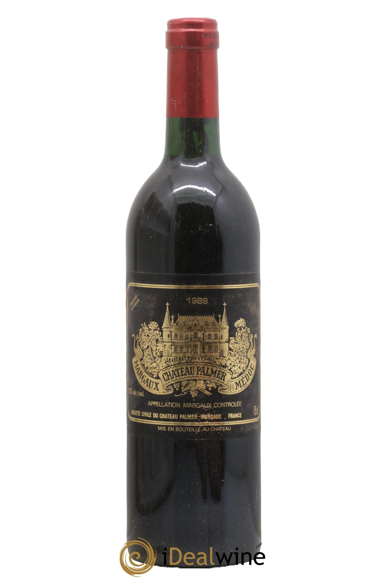Château Palmer 3ème Grand Cru Classé 1988 - Lot de 1 bouteille - 0
