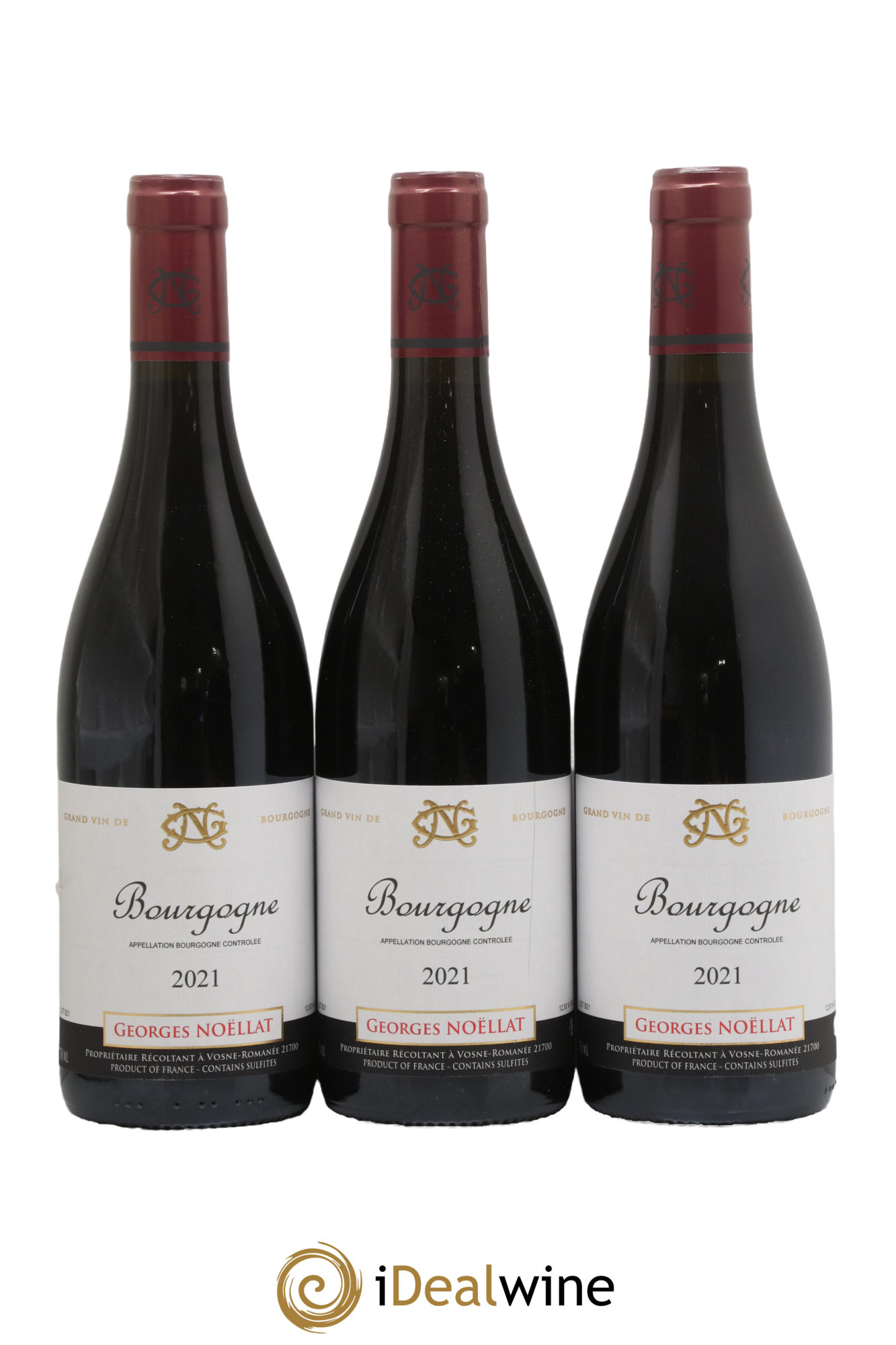 Bourgogne Georges Noëllat (Domaine) 2021 - Lot de 3 bouteilles - 0