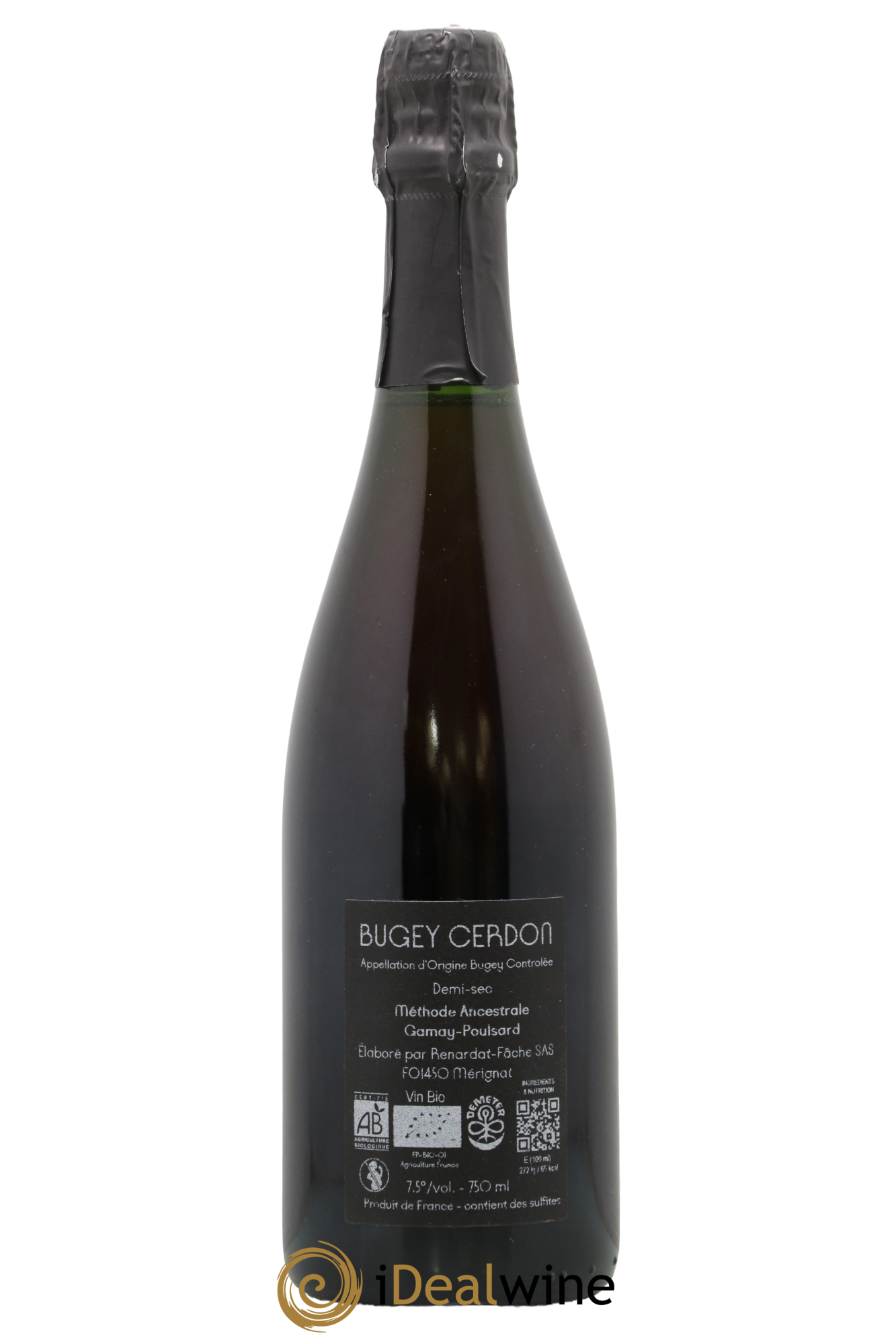 Bugey Cerdon Methode Ancestrale Renardat Fâche - Lot of 1 bottle - 1