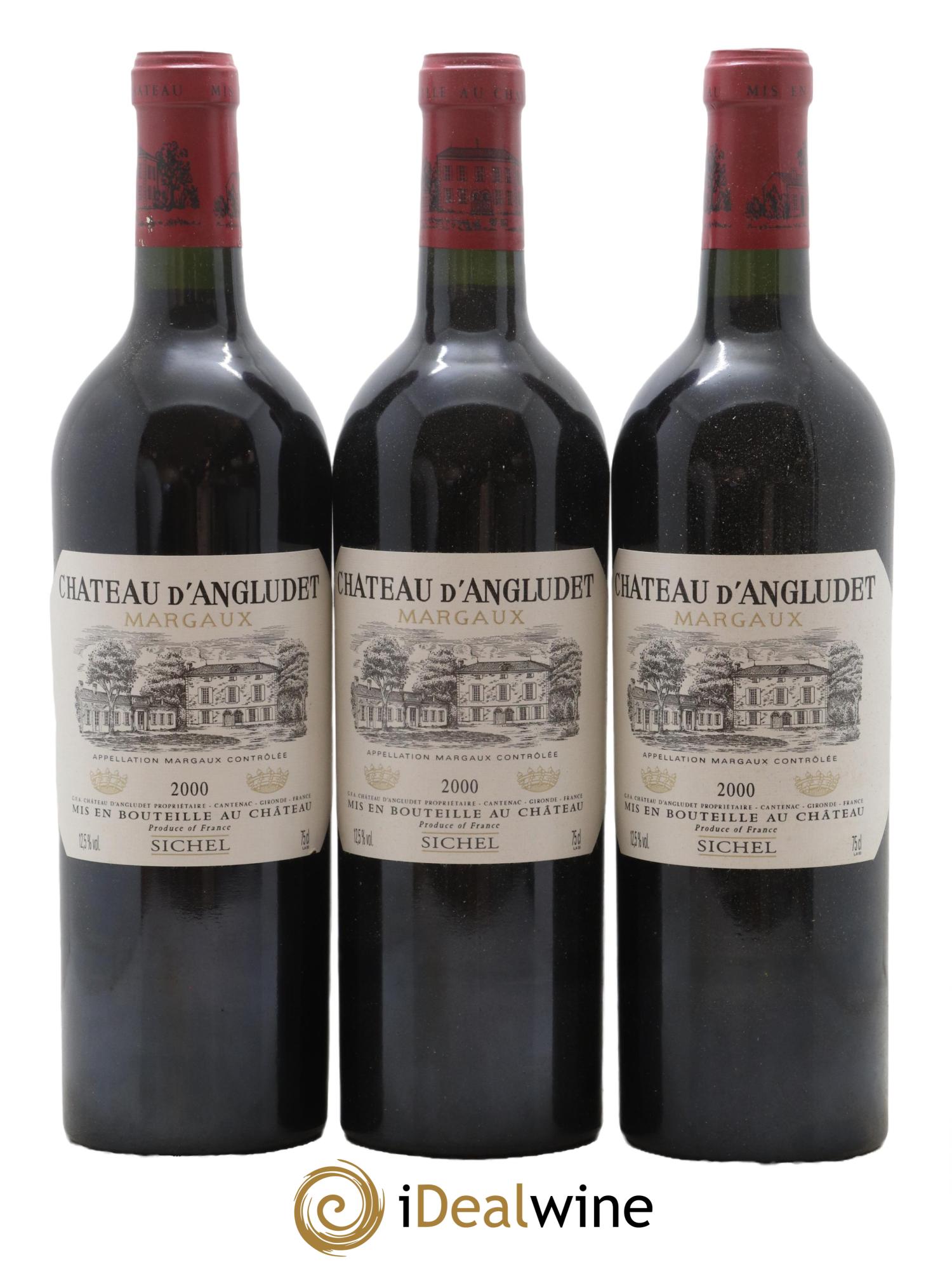 Château d' Angludet Cru Bourgeois 2000 - Lotto di 12 bottiglie - 1