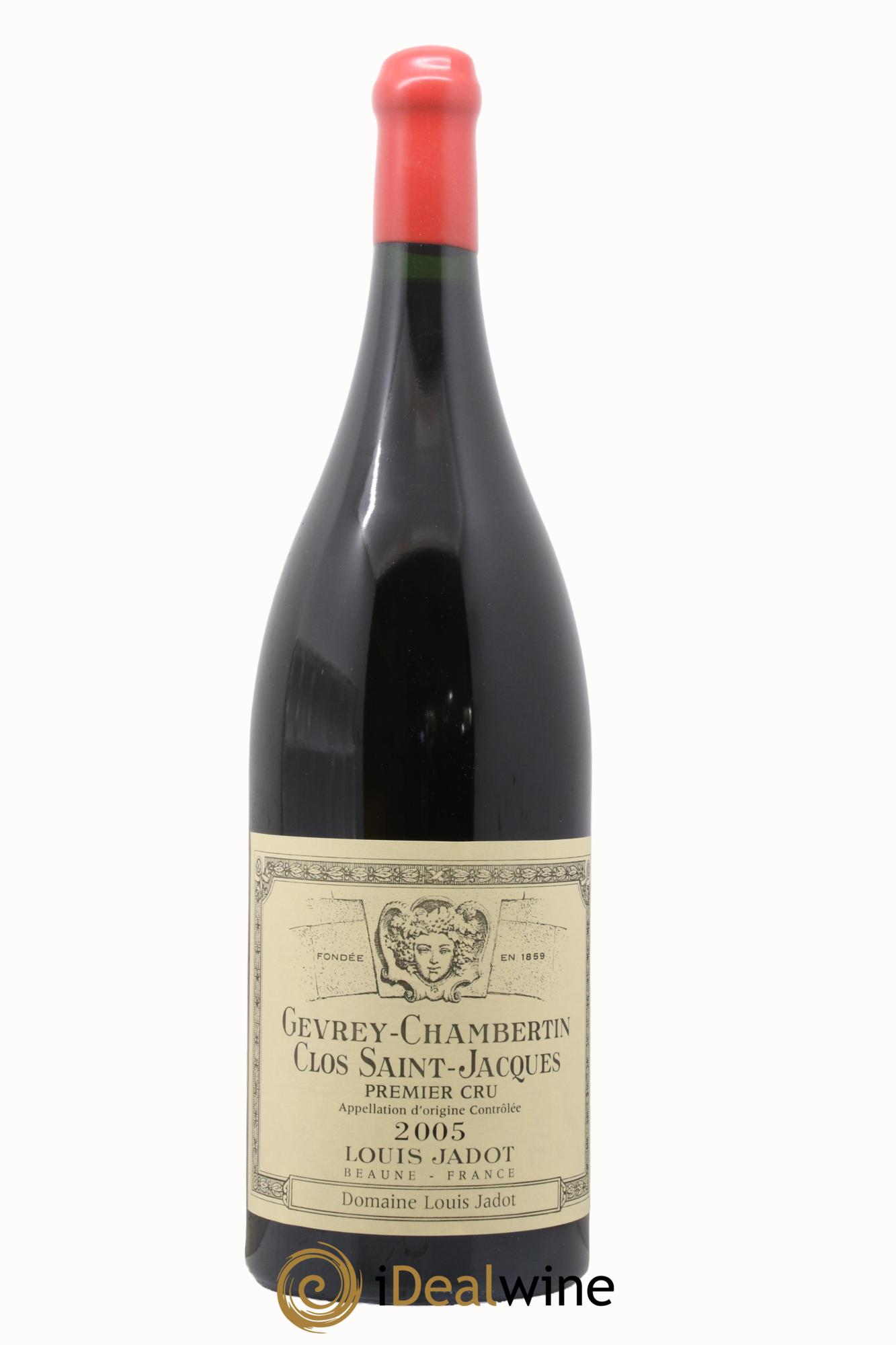 Gevrey-Chambertin 1er Cru Clos Saint Jacques Domaine Louis Jadot  2005 - Lot de 1 double magnum - 1