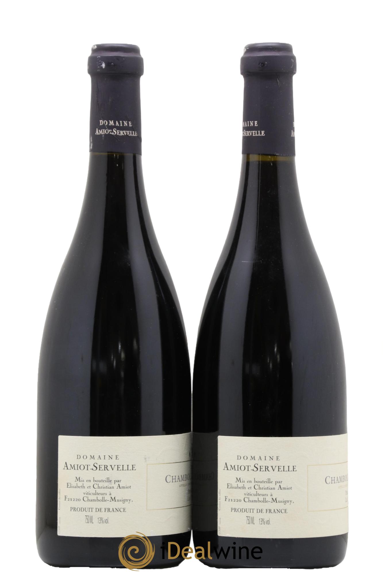 Chambolle-Musigny 1er Cru Les Plantes Amiot-Servelle  2005 - Lotto di 2 bottiglie - 1
