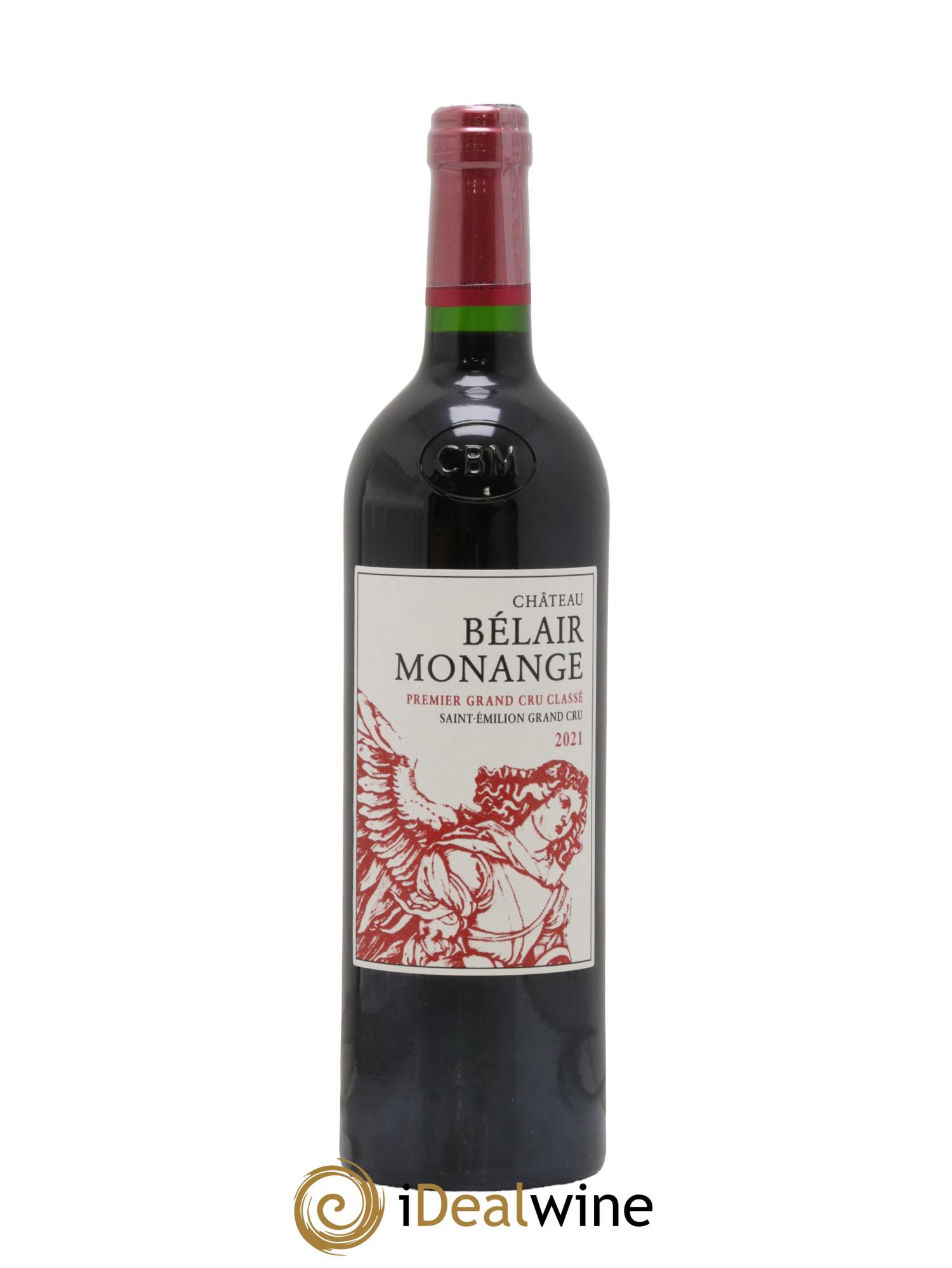 Château Belair (Belair-Monange) 1er Grand Cru Classé B 2021 - Lot de 1 bouteille - 1
