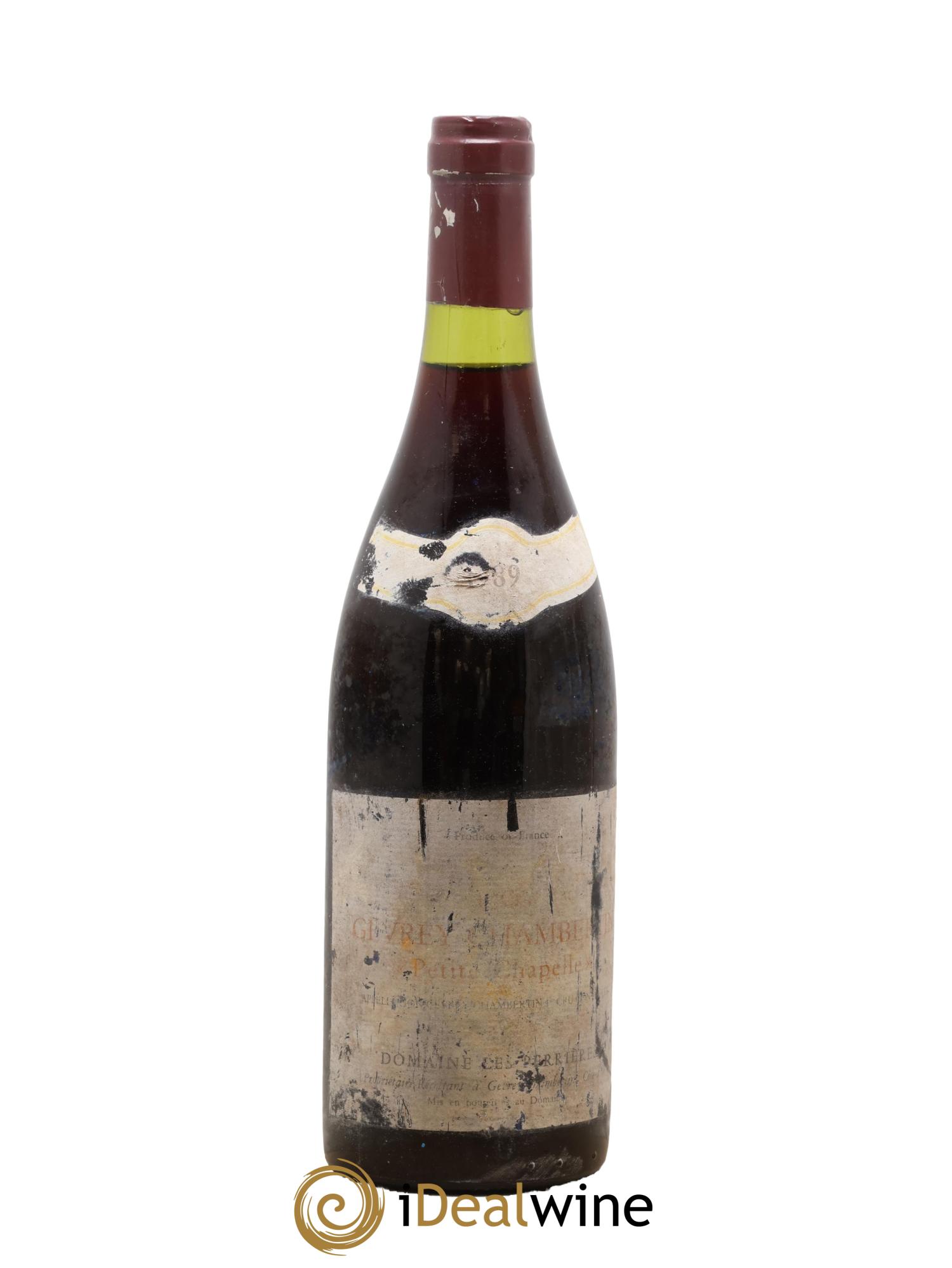 Gevrey-Chambertin La Petite Chapelle Domaine Les Perrières 1989 - Lot de 1 bouteille - 0