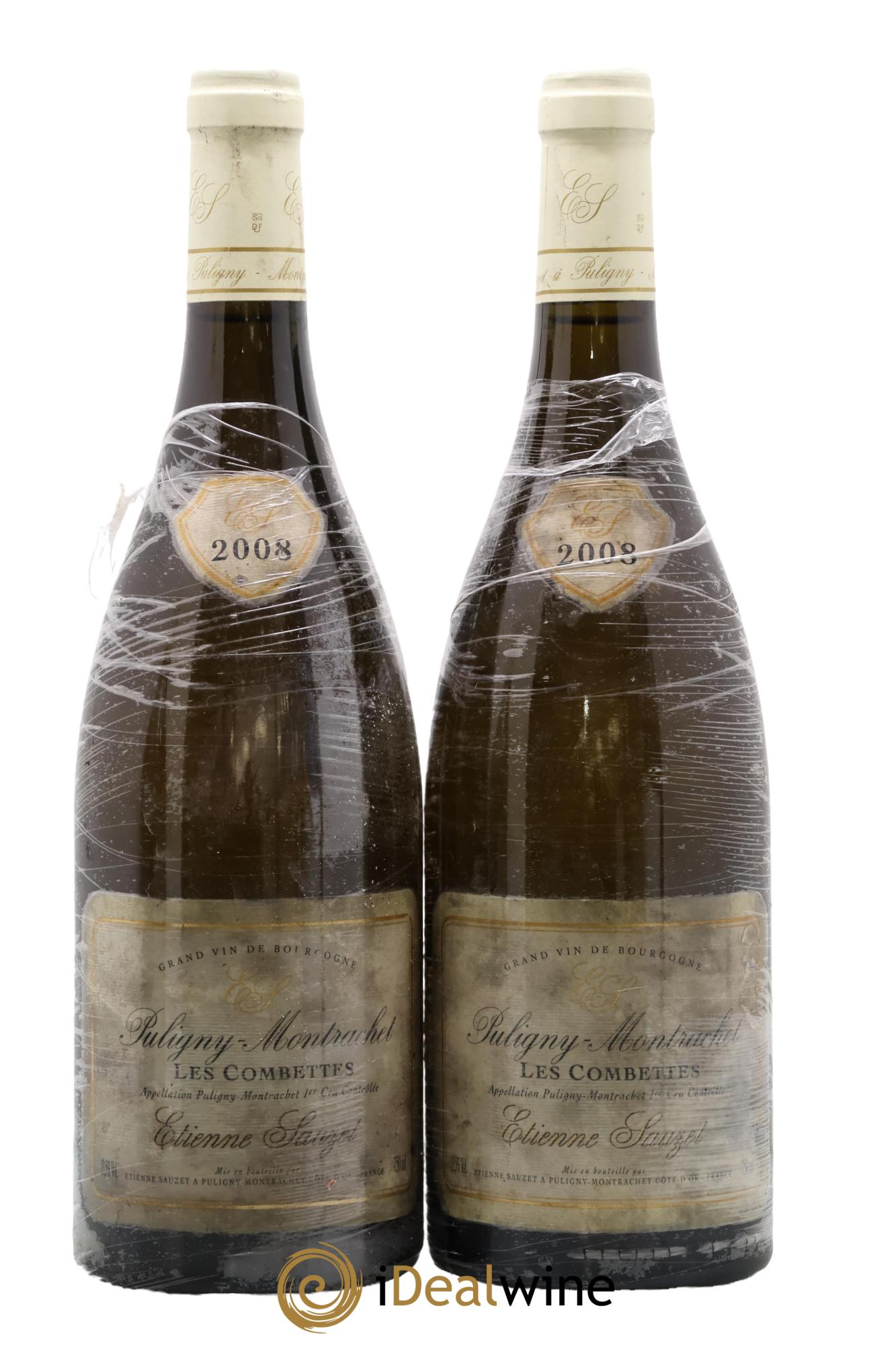 Puligny-Montrachet 1er Cru Les Combettes Etienne Sauzet 2008 - Lote de 2 botellas - 0