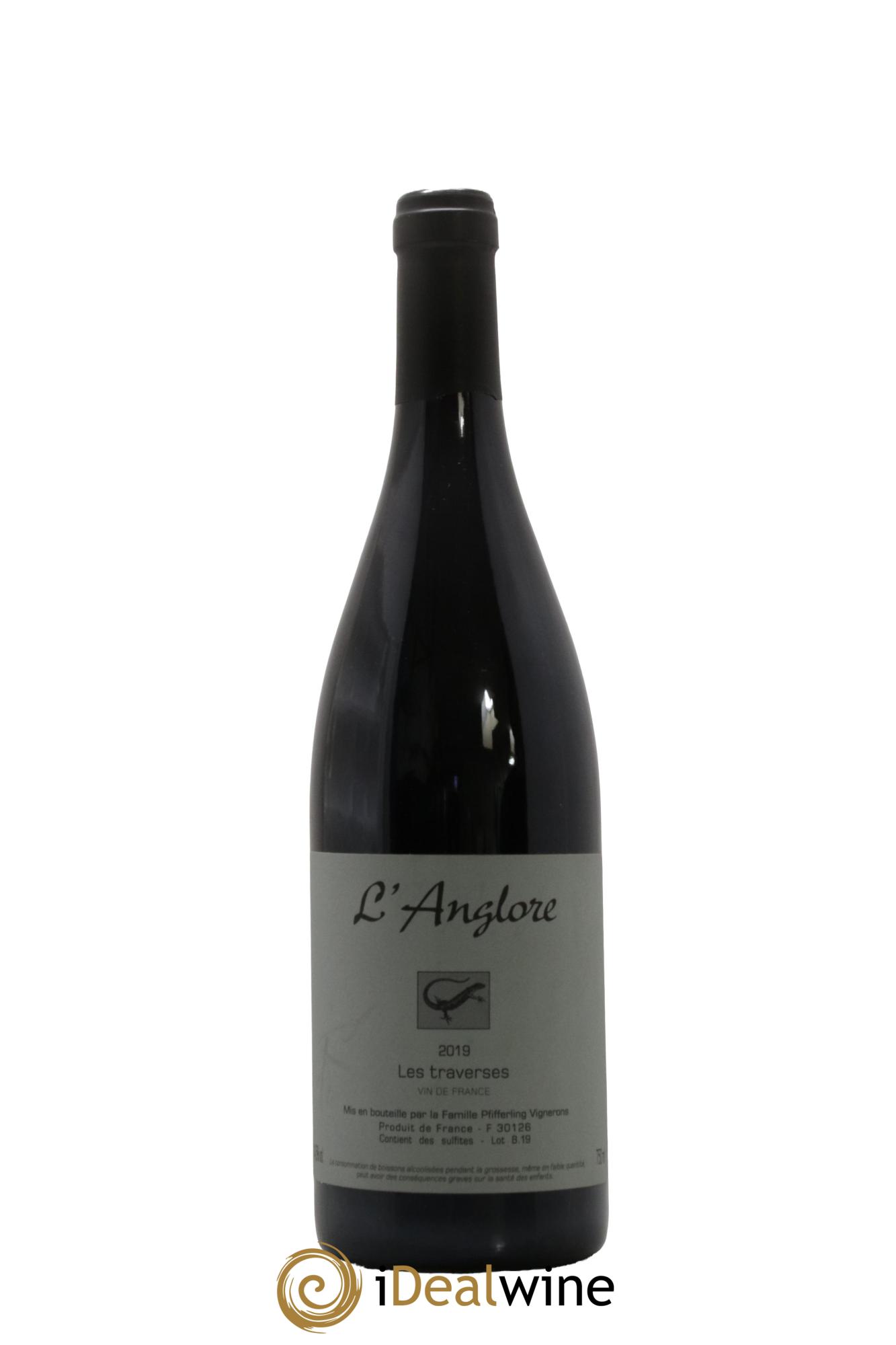 Vin de France Les Traverses L'Anglore 2019 - Lot de 1 bouteille - 0