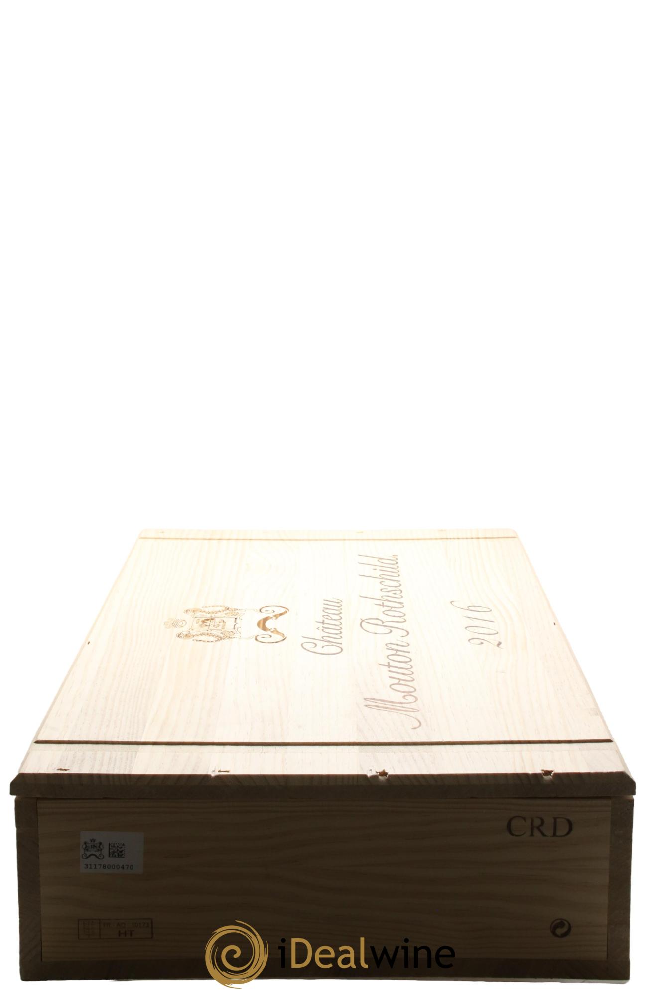 Château Mouton Rothschild 1er Grand Cru Classé 2016 - Lot de 6 bouteilles - 6