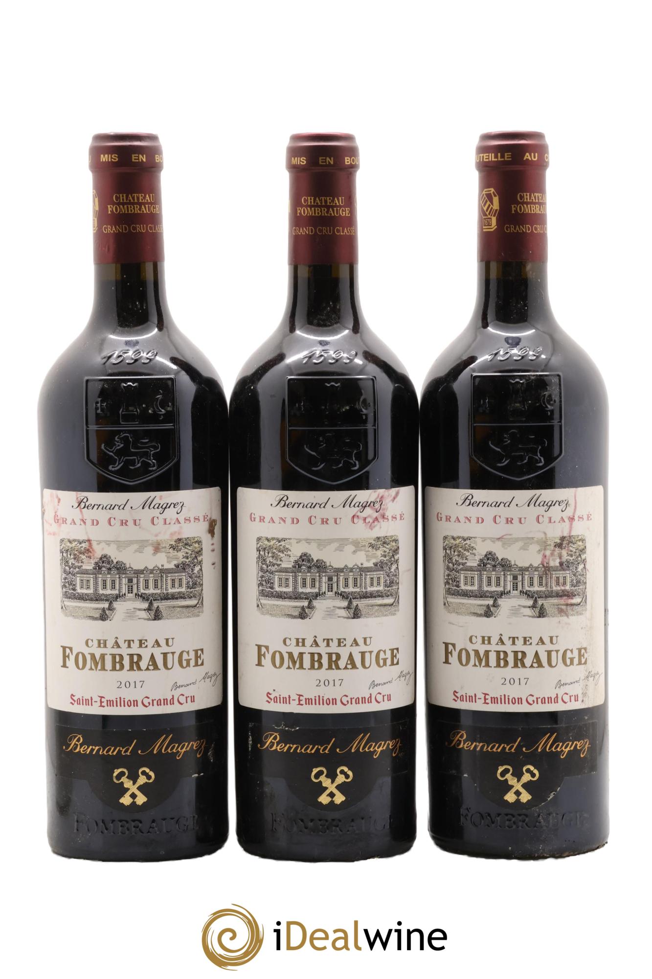 Château Fombrauge Grand Cru Classé 2017 - Lot of 3 bottles - 0
