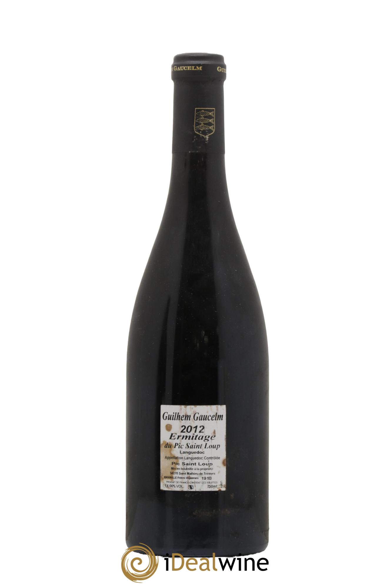 Pic Saint-Loup Héritage du Pic Saint-Loup (anciennement Ermitage) Guilhem Gaucelm 2012 - Lot of 1 bottle - 1