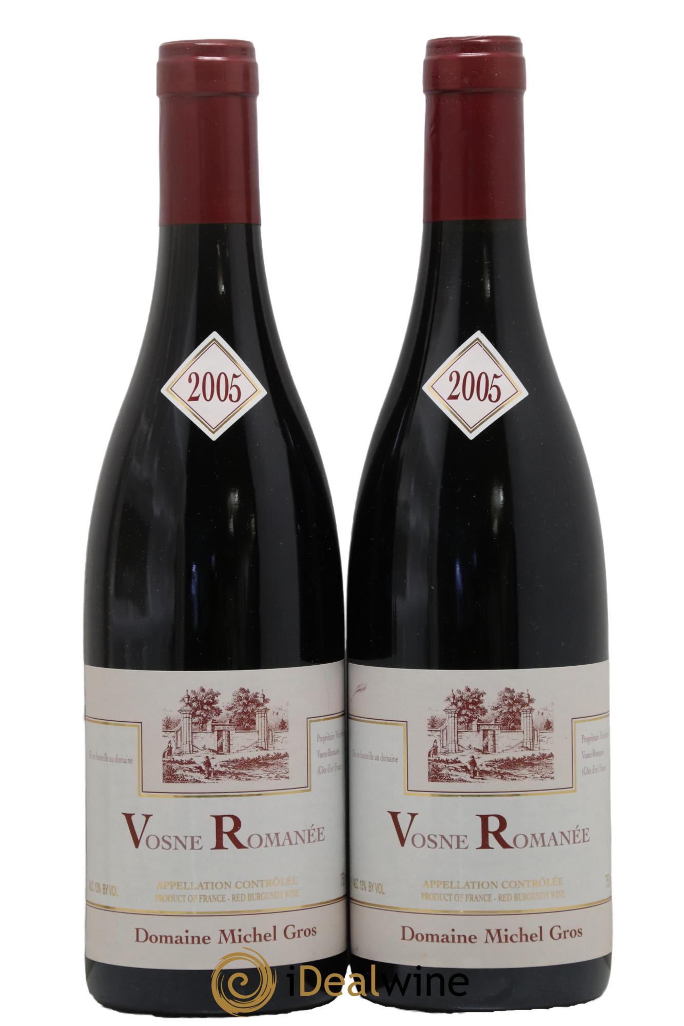 Vosne-Romanée Michel Gros 2005 - Lot de 2 bouteilles - 0