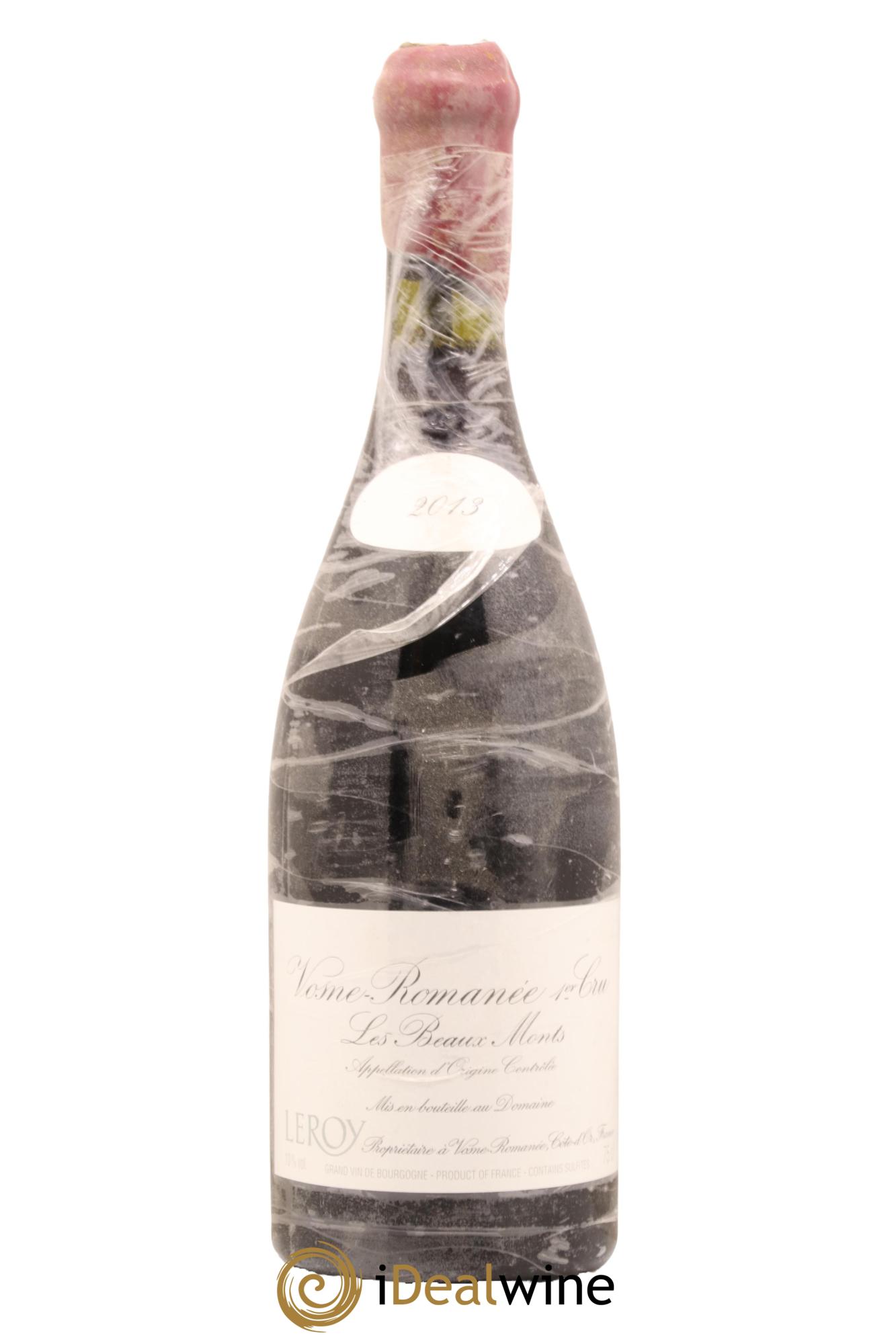 Vosne-Romanée 1er Cru Les Beaux-Monts Leroy (Domaine) 2013 - Lot de 1 bouteille - 0