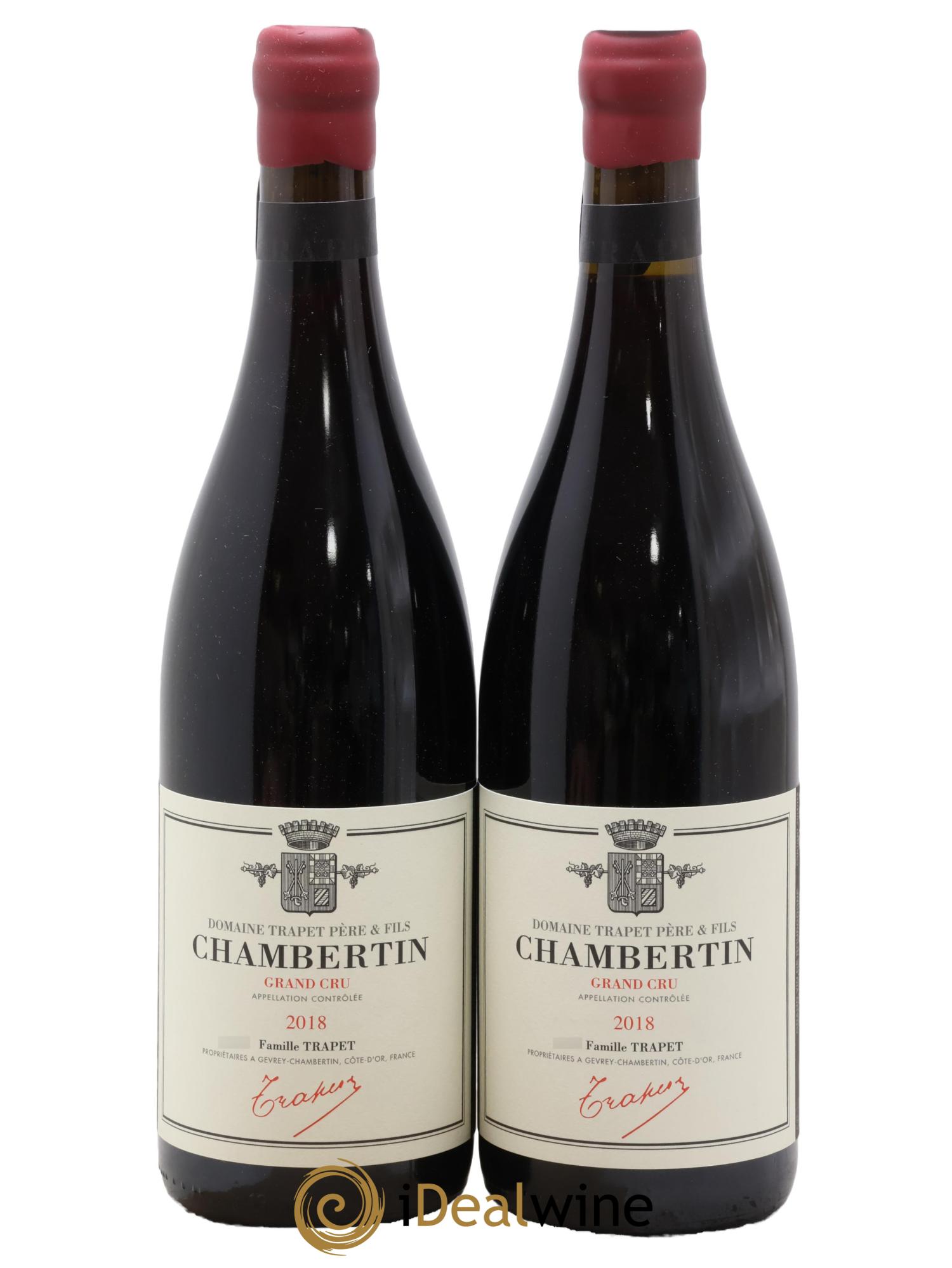 Chambertin Grand Cru Domaine Trapet 2018 - Lot de 2 bouteilles - 0