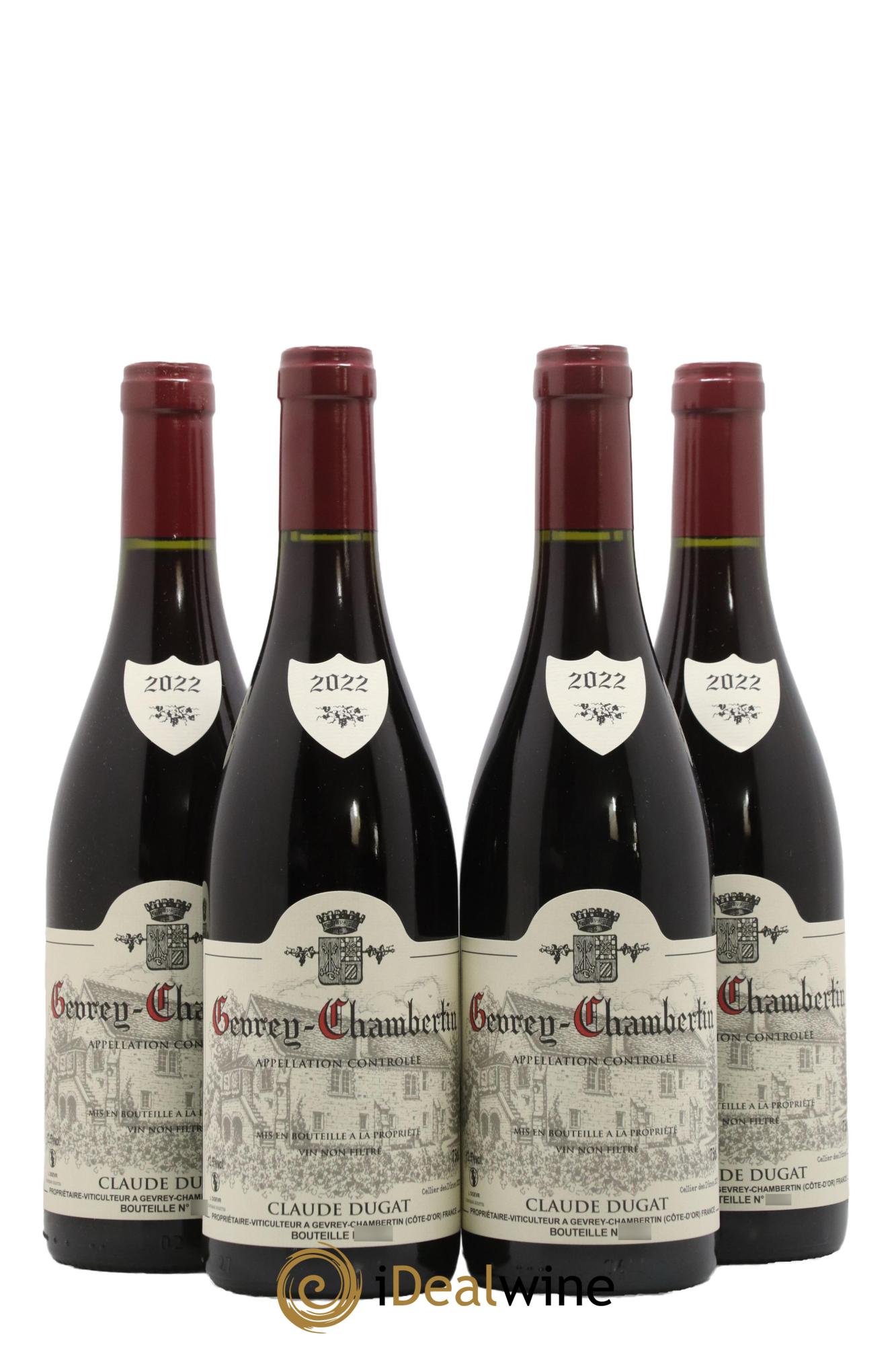 Gevrey-Chambertin Claude Dugat 2022 - Posten von 4 Flaschen - 0