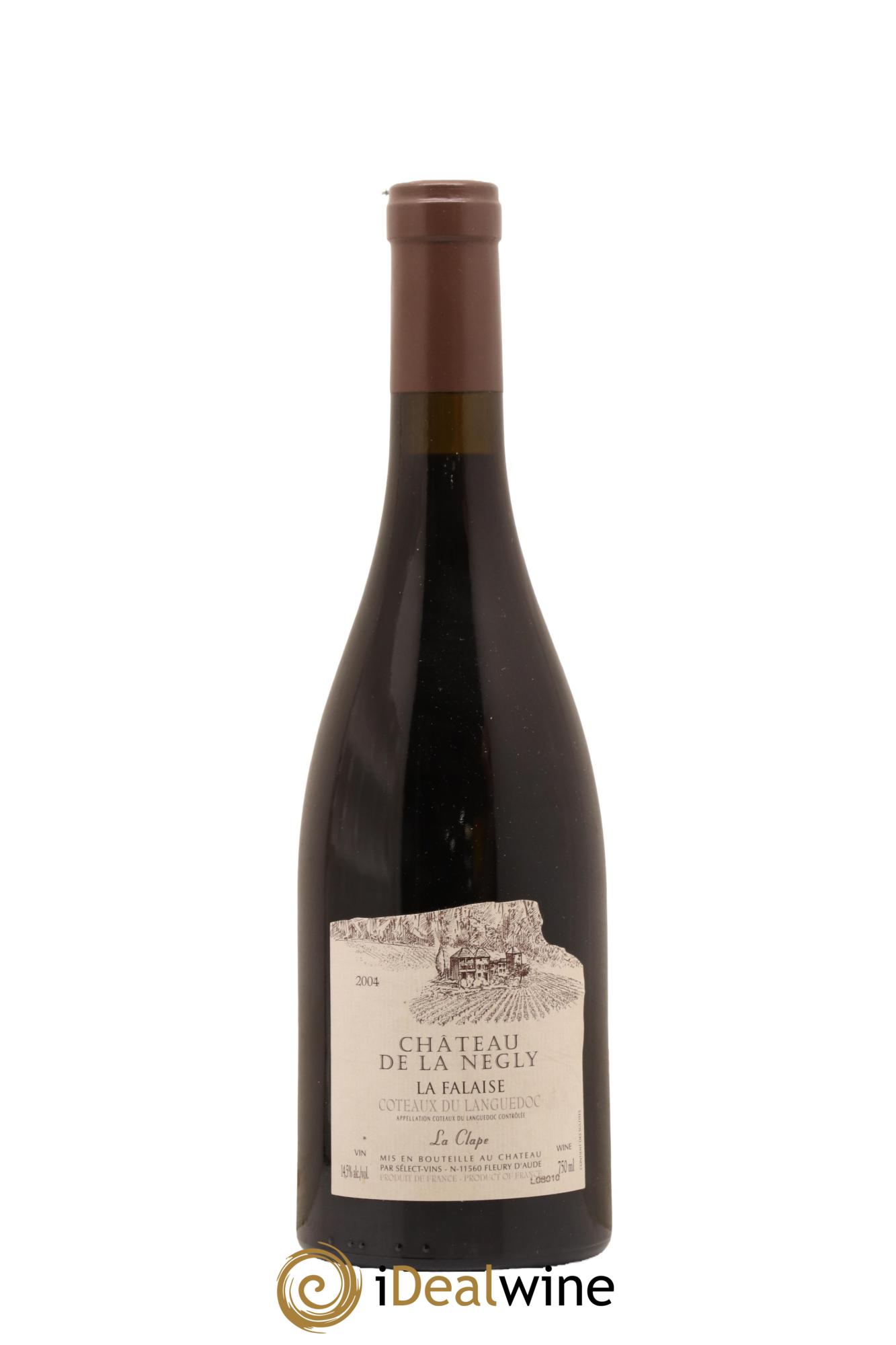 La Clape Château de La Négly La Falaise Jean Paux-Rosset 2004 - Lot de 1 bouteille - 0
