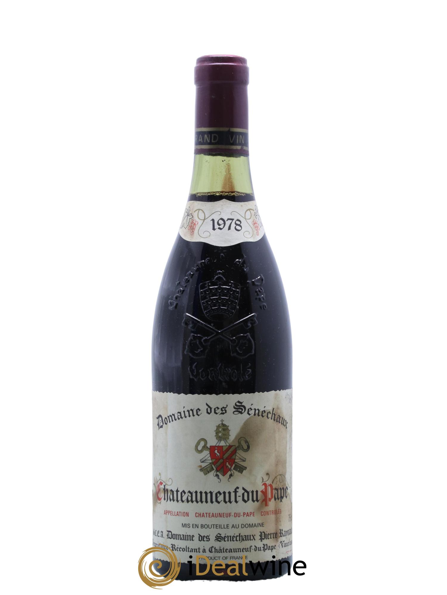 Châteauneuf-du-Pape Sénéchaux (Domaine des) Famille J-M. Cazès 1978 - Lot de 1 bouteille - 0