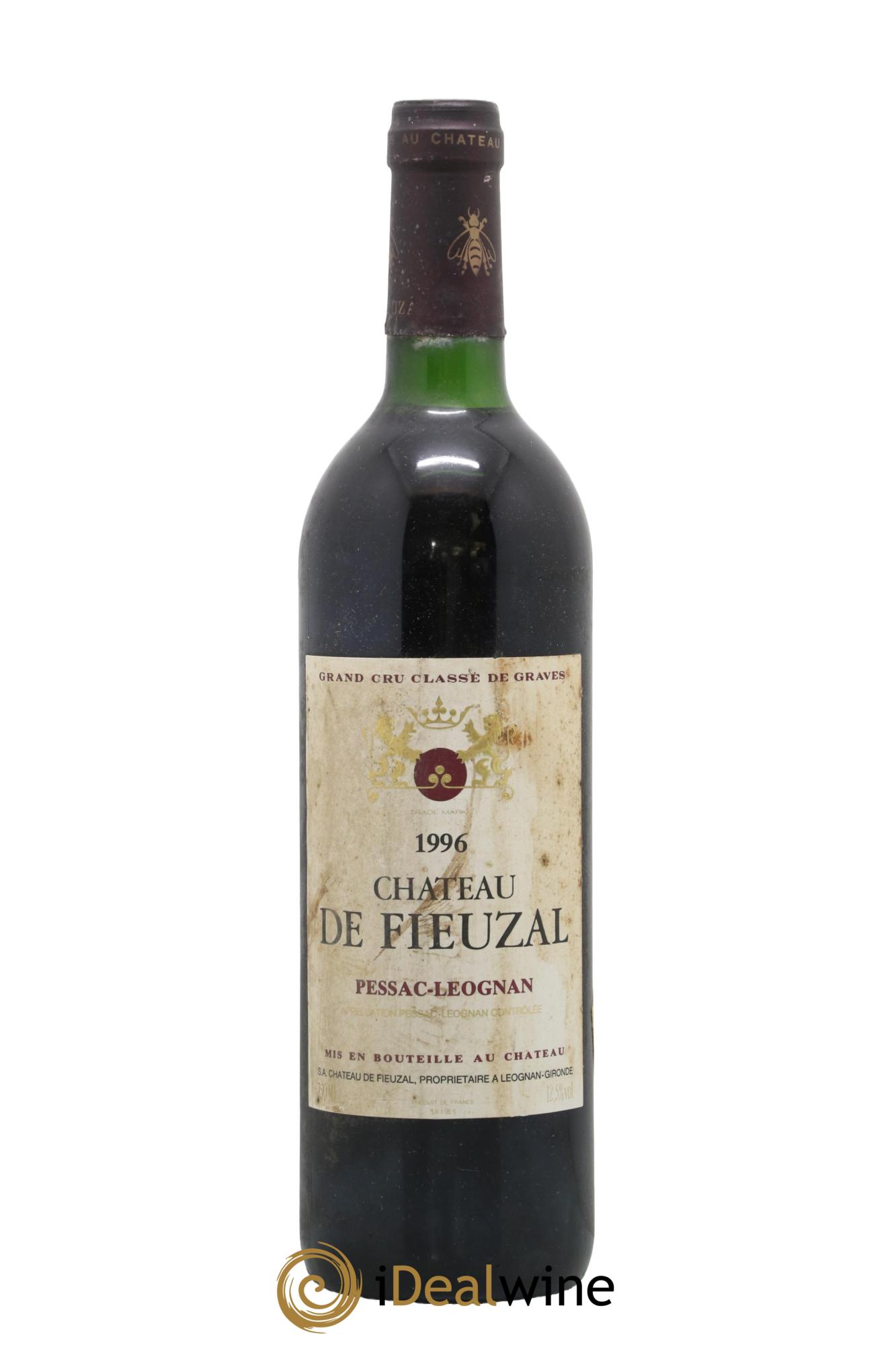 Château de Fieuzal Cru Classé de Graves 1996 - Lot de 1 bouteille - 0