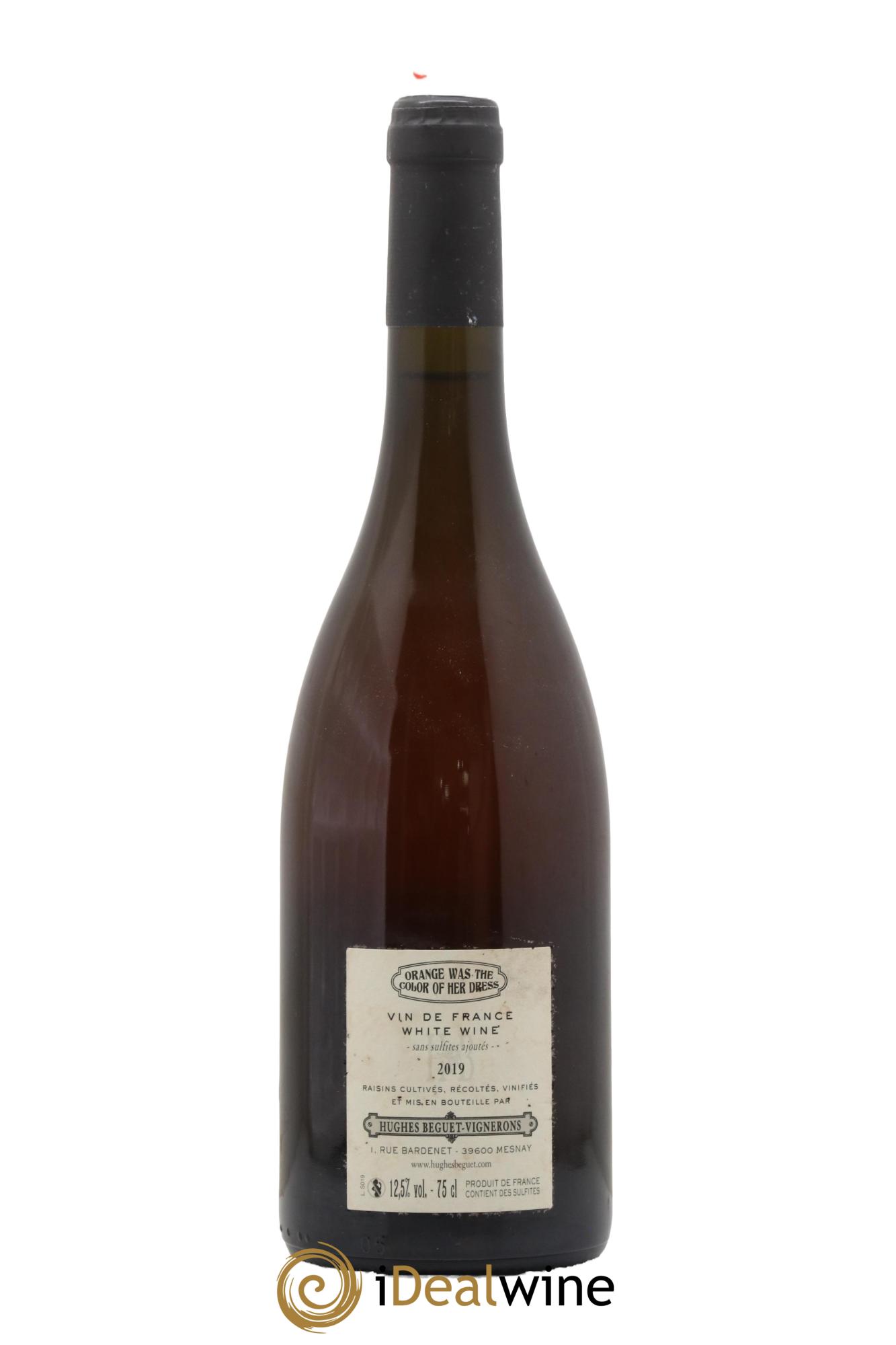 Vin de France Orange was The Color of her Dress Hugues Beguet 2019 - Lotto di 1 bottiglia - 1