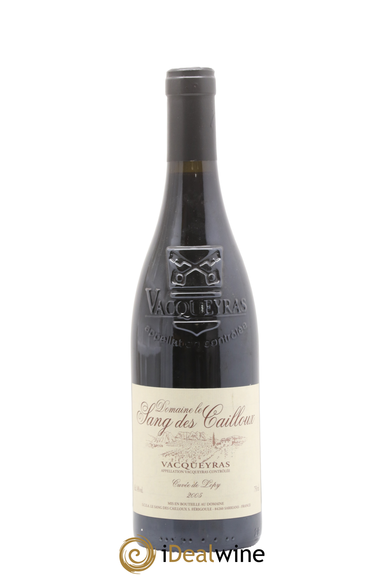 Vacqueyras Cuvée de Lopy Le Sang des Cailloux 2005 - Lot de 1 bouteille - 0