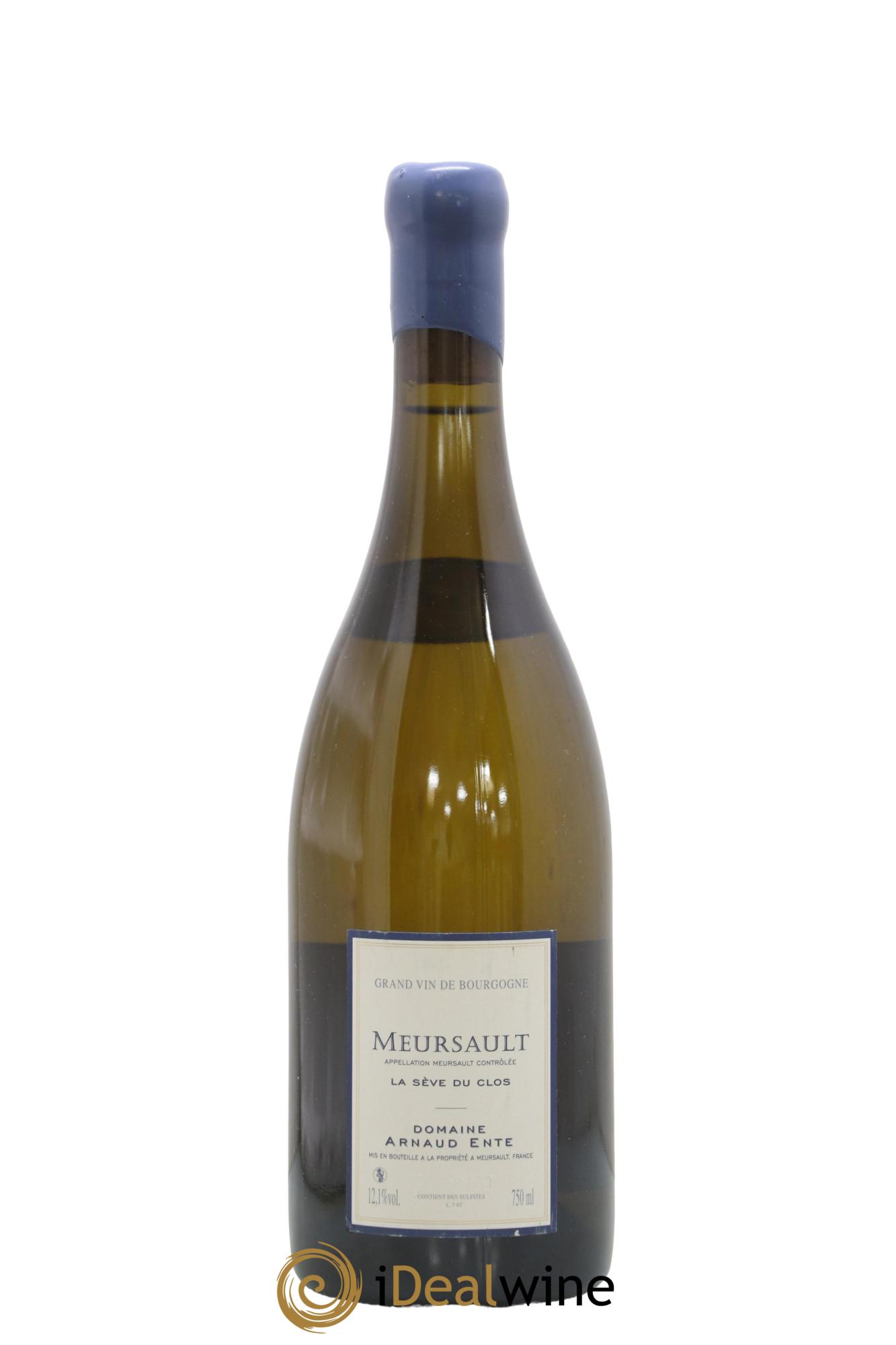 Meursault La Sève du Clos Arnaud Ente 2007 - Lot de 1 bouteille - 1