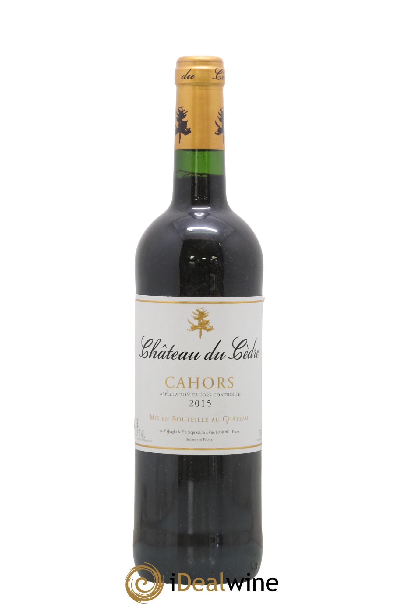 Cahors Château du Cèdre 2015 - Posten von 1 Flasche - 0