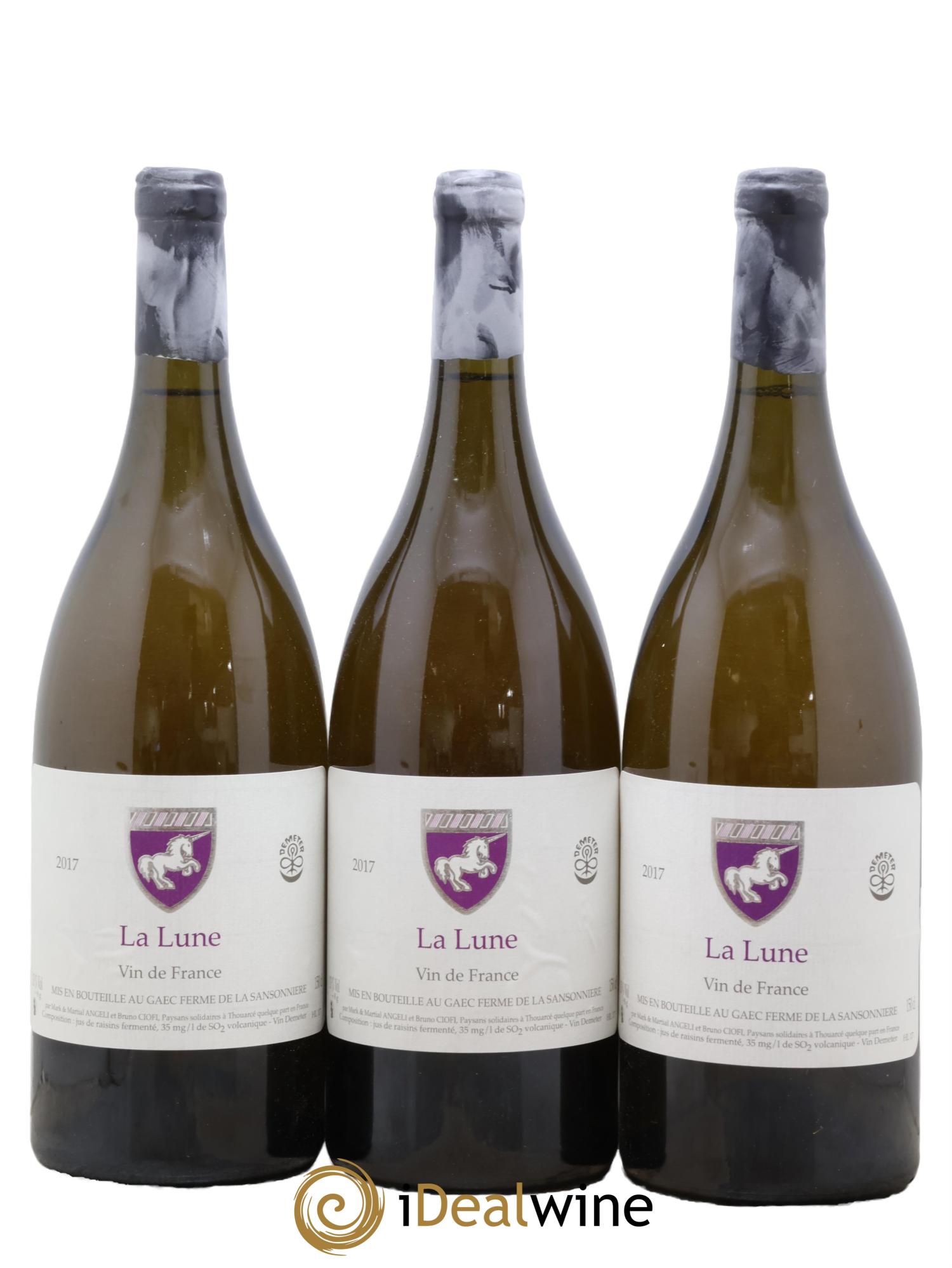 Vin de France La Lune Mark Angeli (Domaine) - Ferme de la Sansonnière  2017 - Lot de 3 magnums - 0