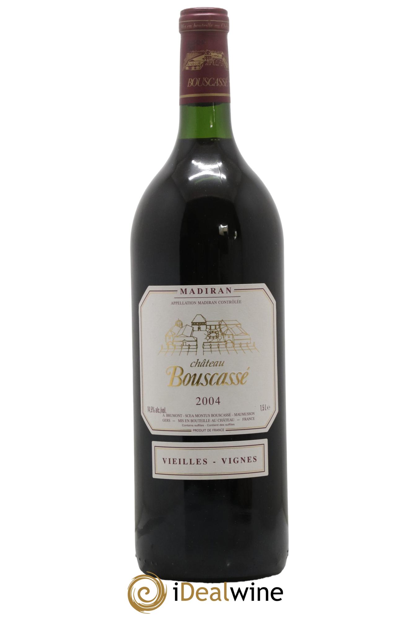 Madiran Vieilles Vignes Château Bouscassé - Alain Brumont 2004 - Lot de 1 magnum - 0