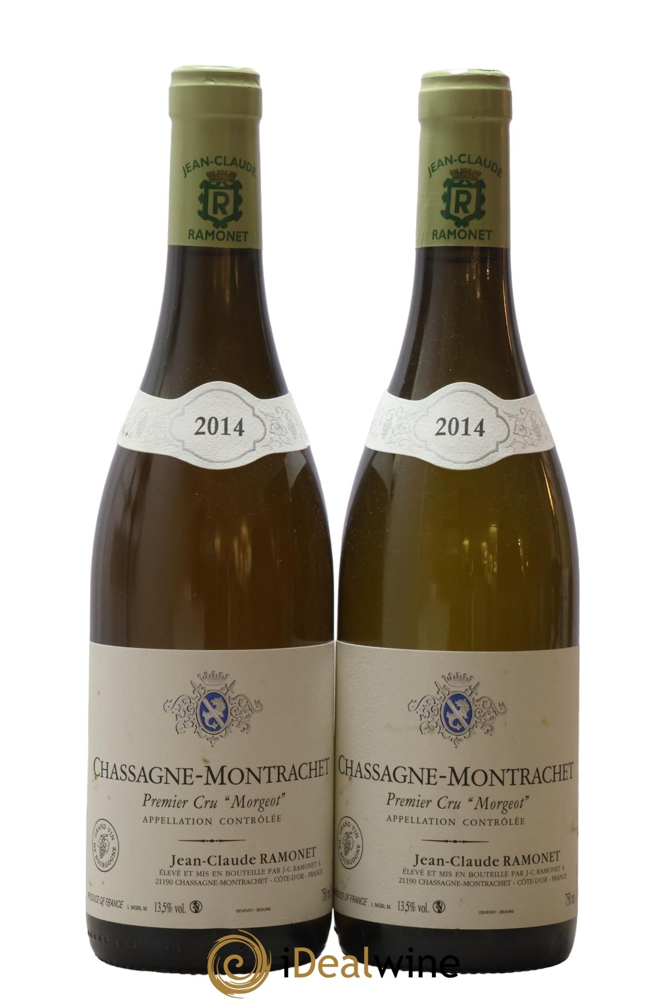 Chassagne-Montrachet 1er Cru Morgeot Ramonet (Domaine) 2014 - Posten von 2 Flaschen - 0